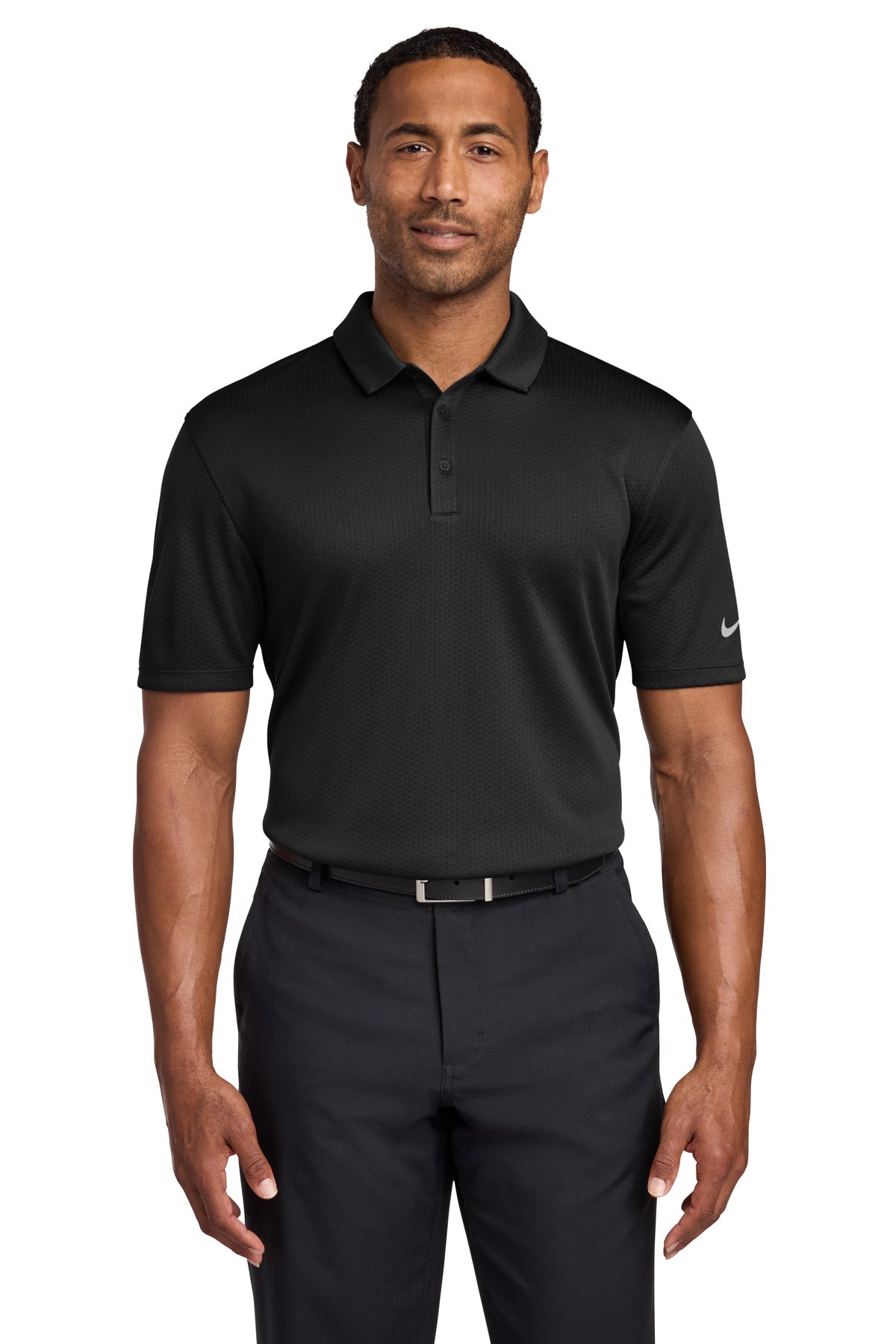 Nike Dri-FIT Hex Textured Polo. NKAH6266