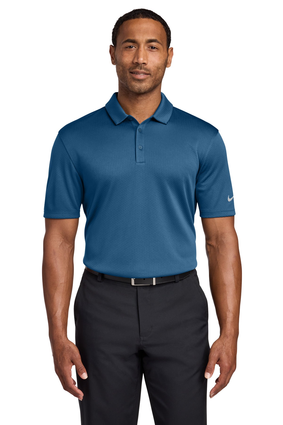 Nike Dri-FIT Hex Textured Polo. NKAH6266