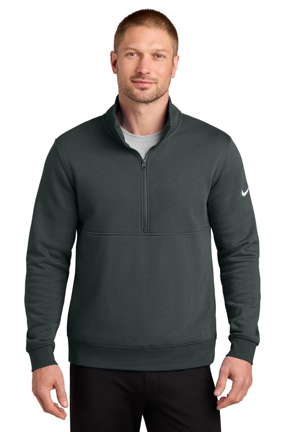 Nike Club Fleece Sleeve Swoosh 1/2-Zip NKDX6718
