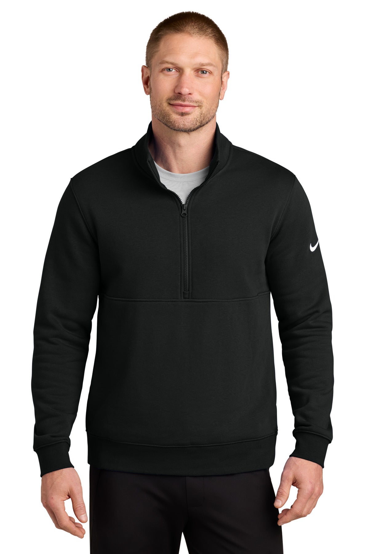 Nike Club Fleece Sleeve Swoosh 1/2-Zip NKDX6718