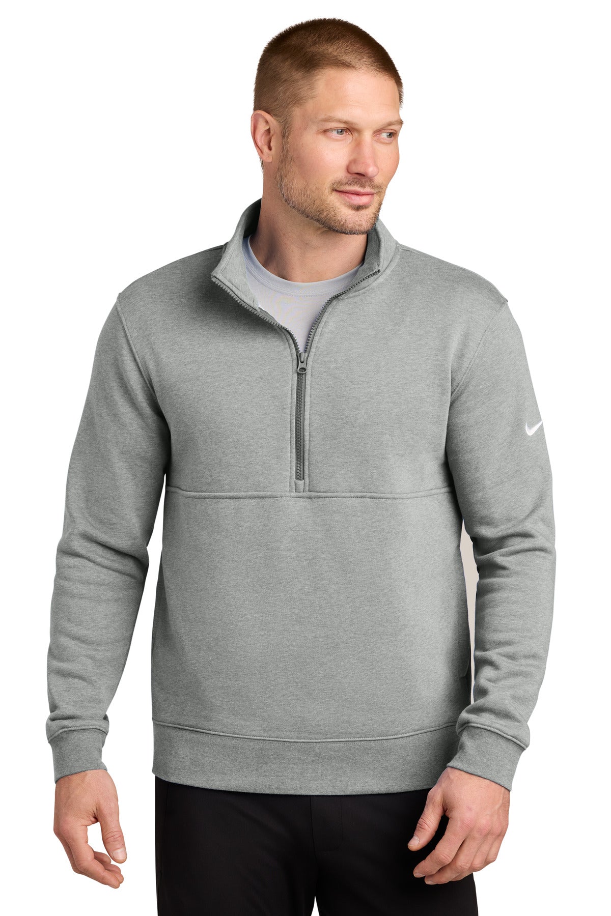 Nike Club Fleece Sleeve Swoosh 1/2-Zip NKDX6718