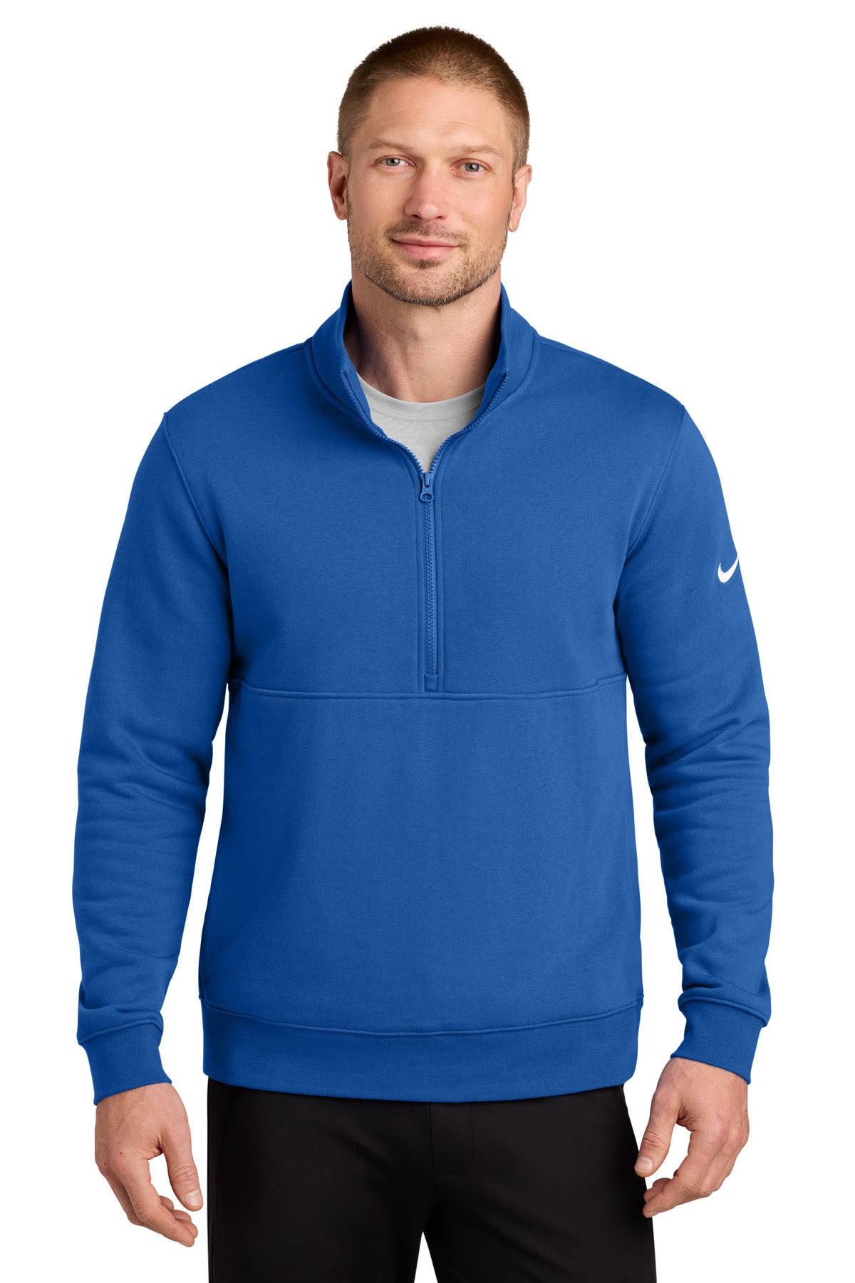 Nike Club Fleece Sleeve Swoosh 1/2-Zip NKDX6718