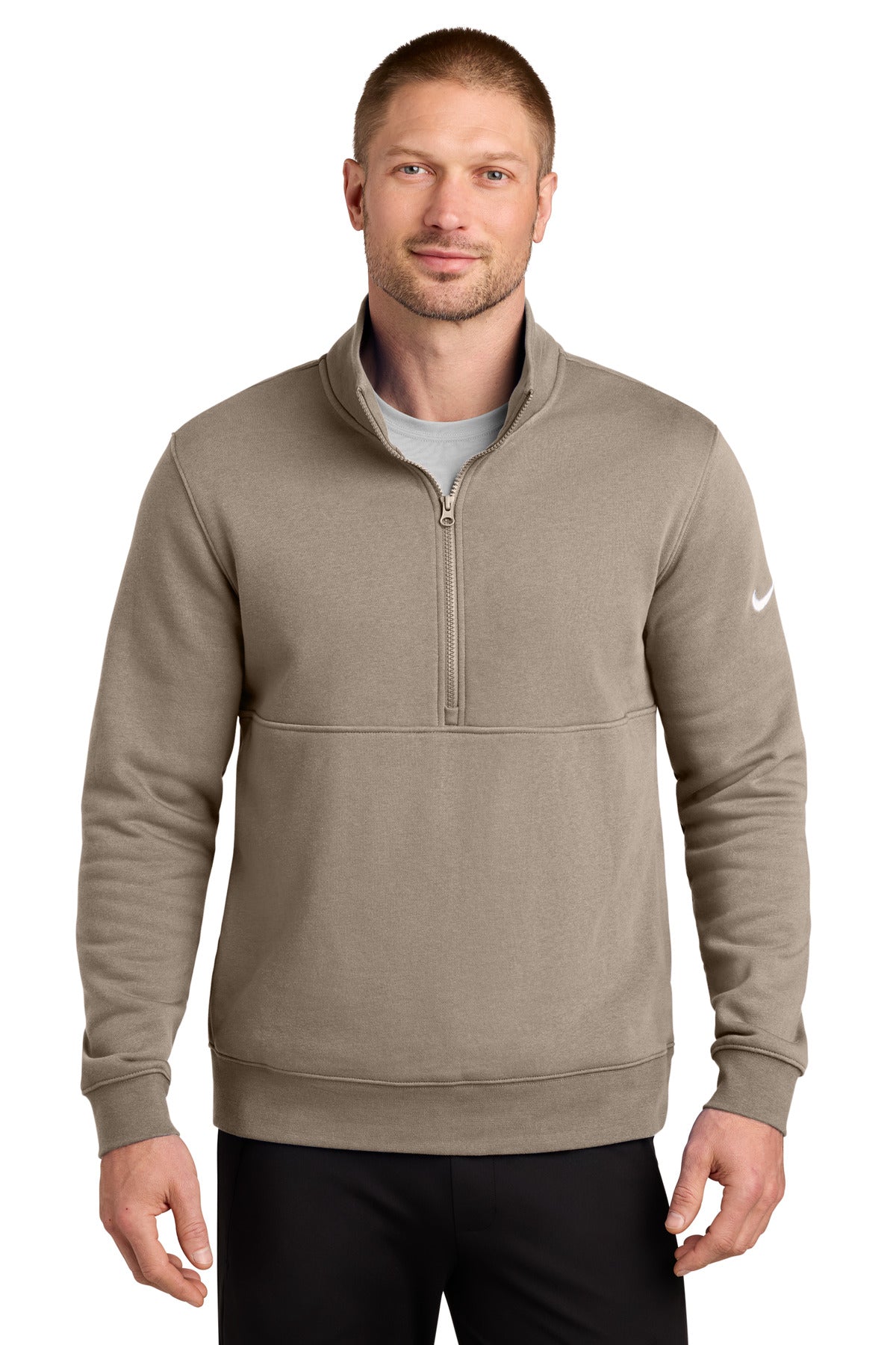 Nike Club Fleece Sleeve Swoosh 1/2-Zip NKDX6718