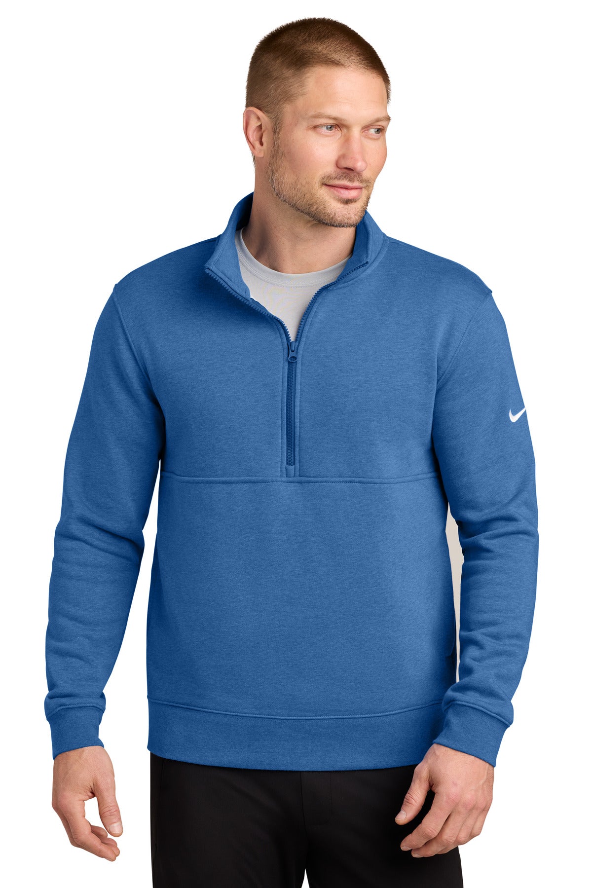 Nike Club Fleece Sleeve Swoosh 1/2-Zip NKDX6718