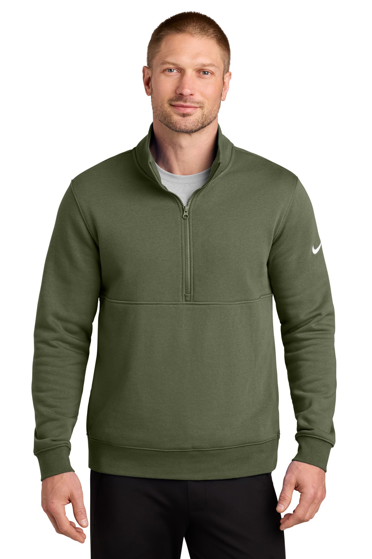 Nike Club Fleece Sleeve Swoosh 1/2-Zip NKDX6718