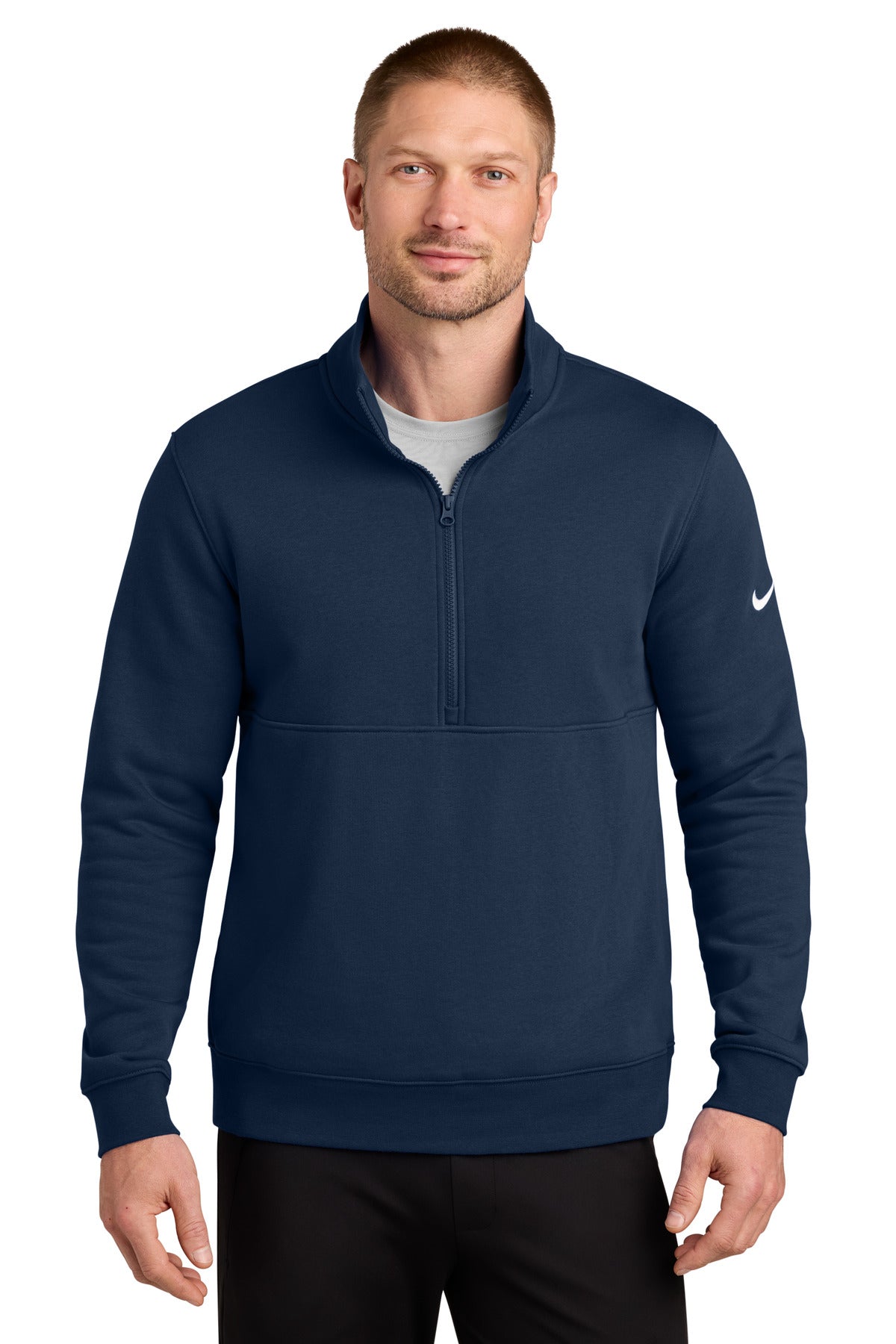 Nike Club Fleece Sleeve Swoosh 1/2-Zip NKDX6718