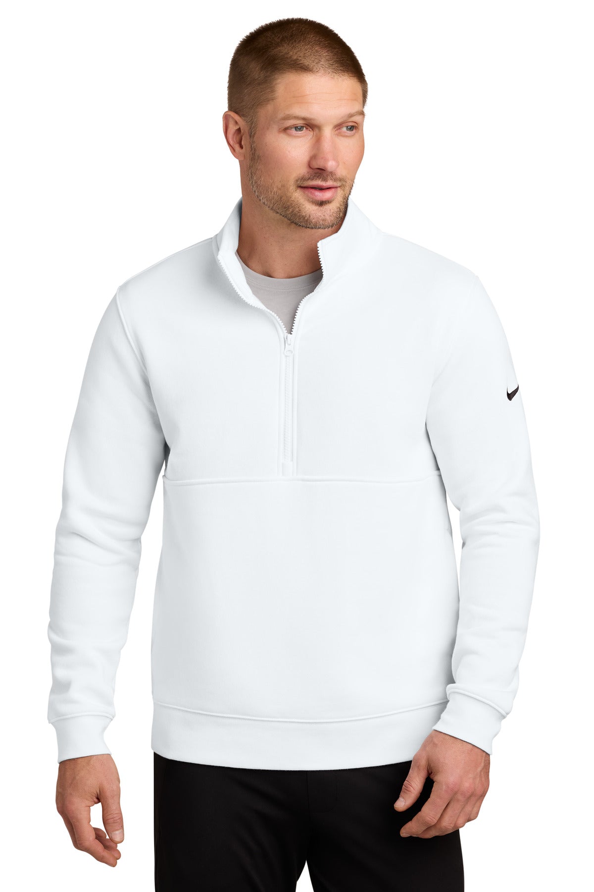 Nike Club Fleece Sleeve Swoosh 1/2-Zip NKDX6718