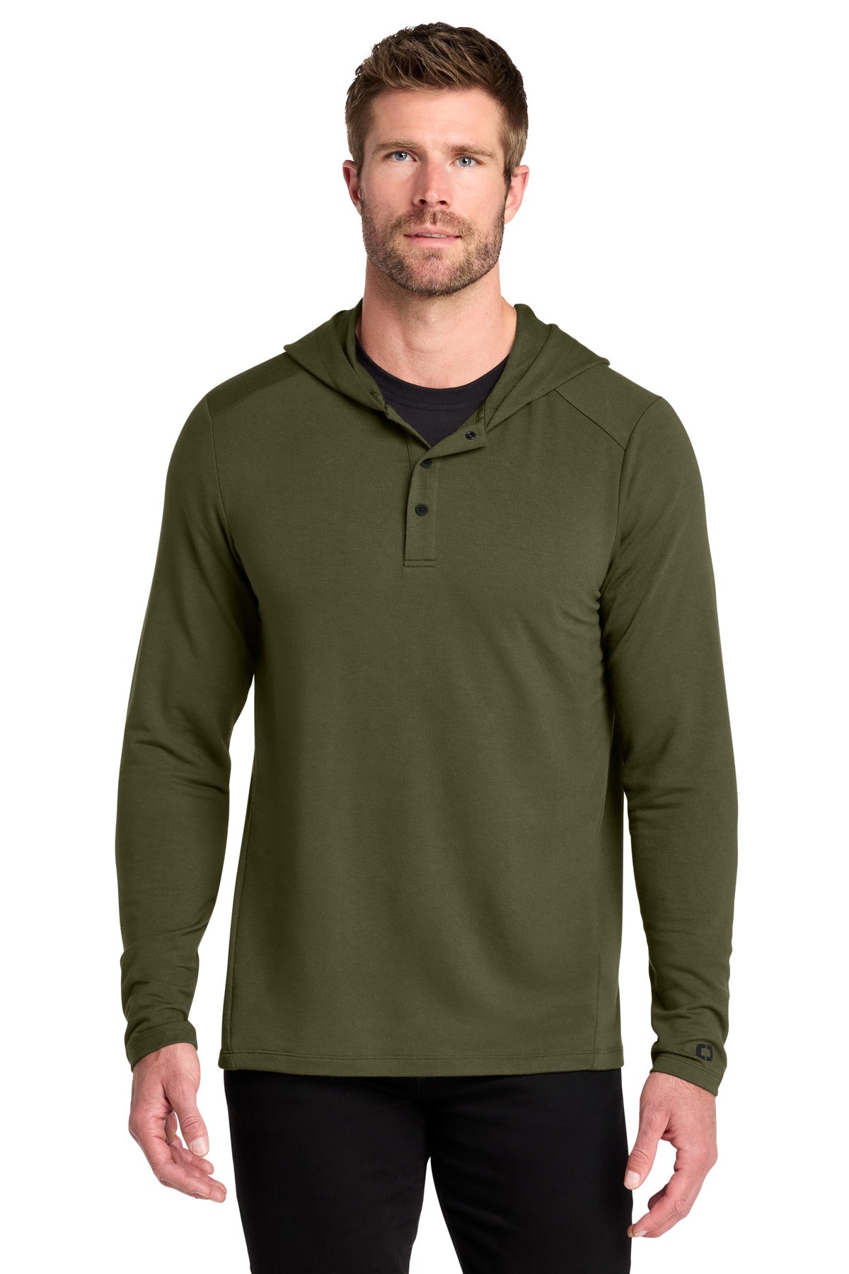 OGIO® Luuma Flex Hooded Henley OG826