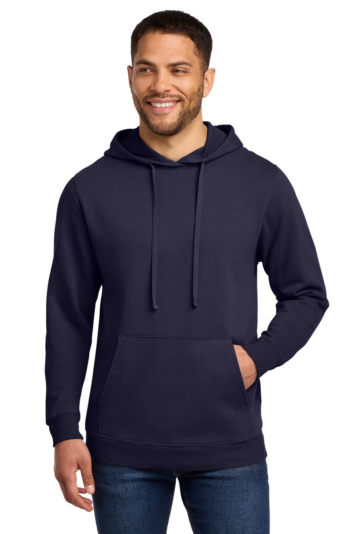 Port & Co® Beach Wash® Garment-Dyed Pullover Hooded Sweatshirt. PC098H