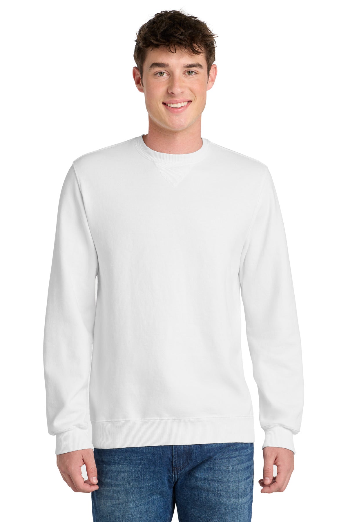 Port & Co® Beach Wash® Garment-Dyed Crewneck Sweatshirt PC098