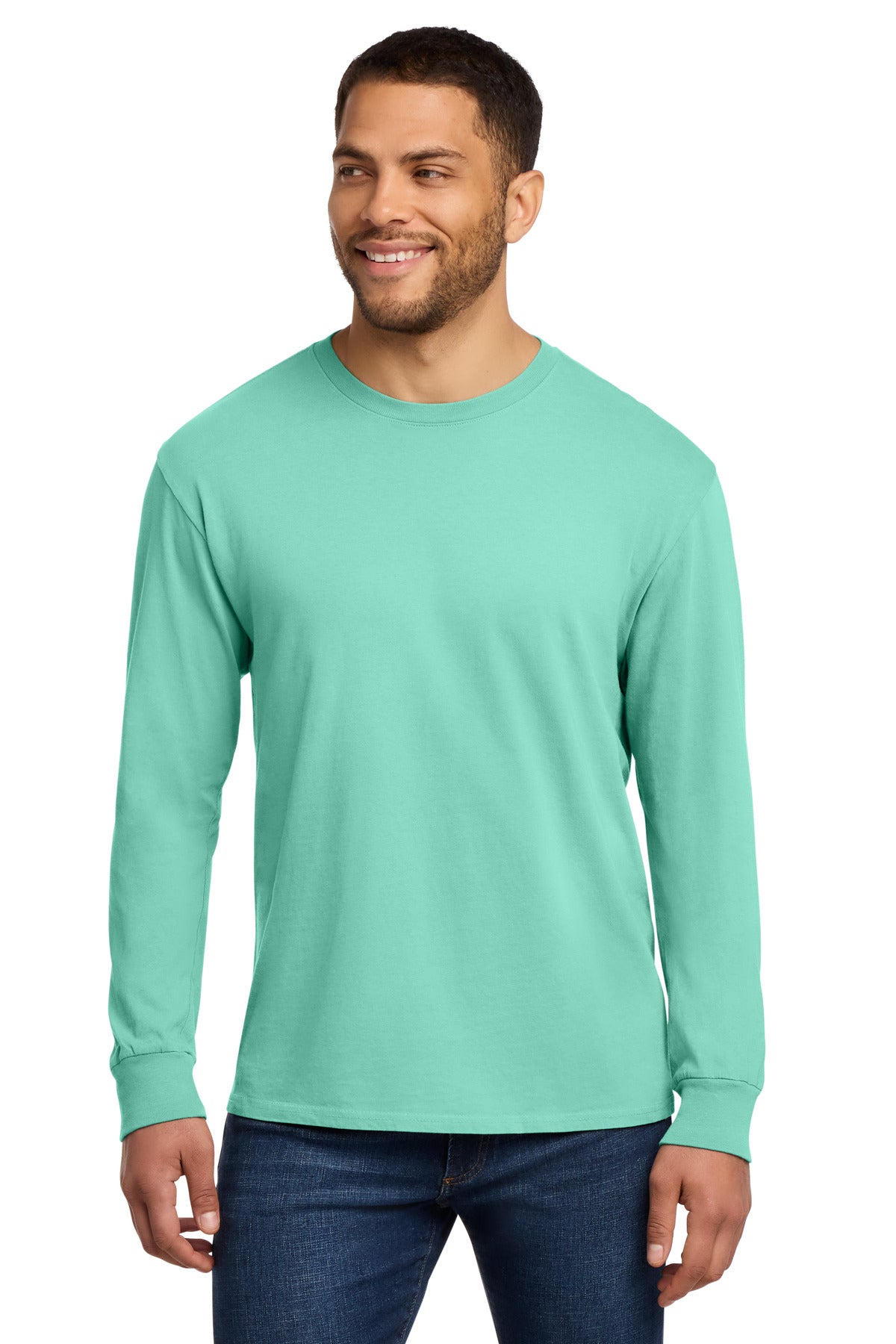 Port & Co® Beach Wash® Garment-Dyed Long Sleeve Tee PC099LS