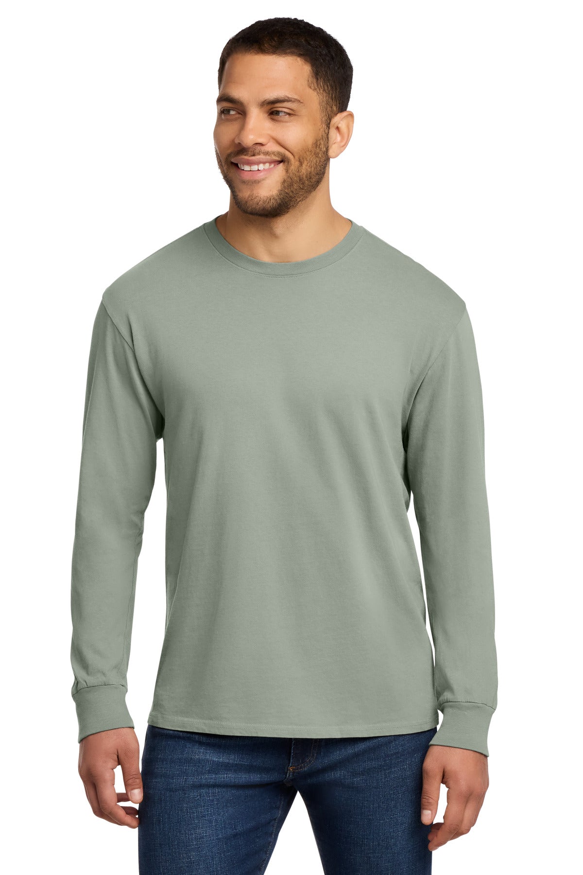 Port & Co® Beach Wash® Garment-Dyed Long Sleeve Tee PC099LS