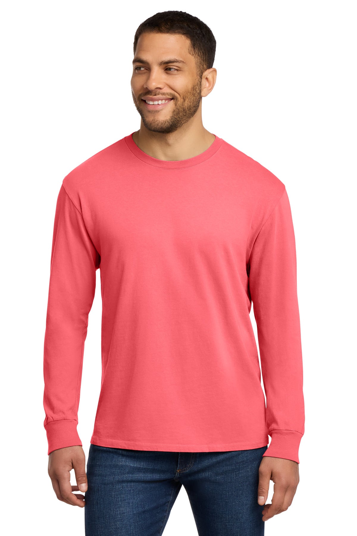 Port & Co® Beach Wash® Garment-Dyed Long Sleeve Tee PC099LS