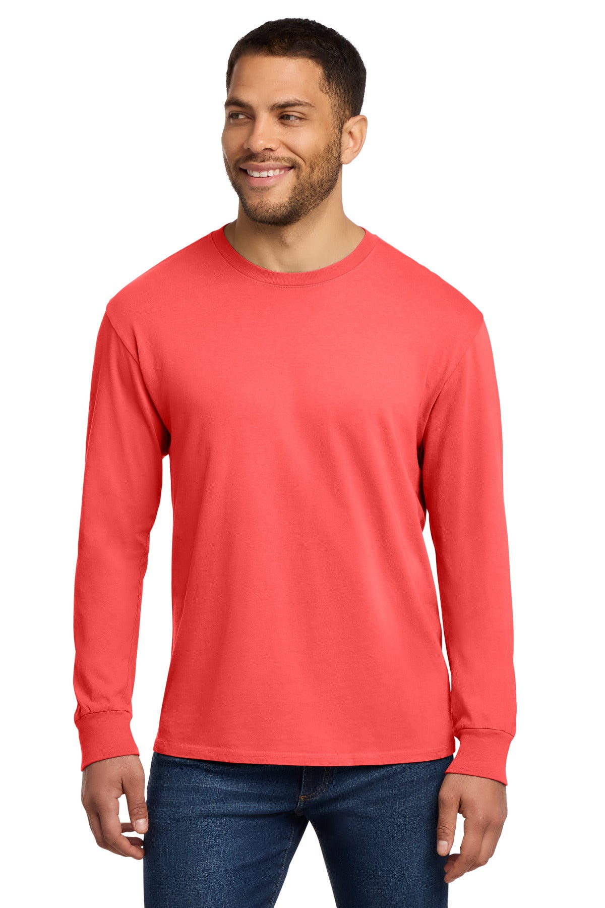 Port & Co® Beach Wash® Garment-Dyed Long Sleeve Tee PC099LS