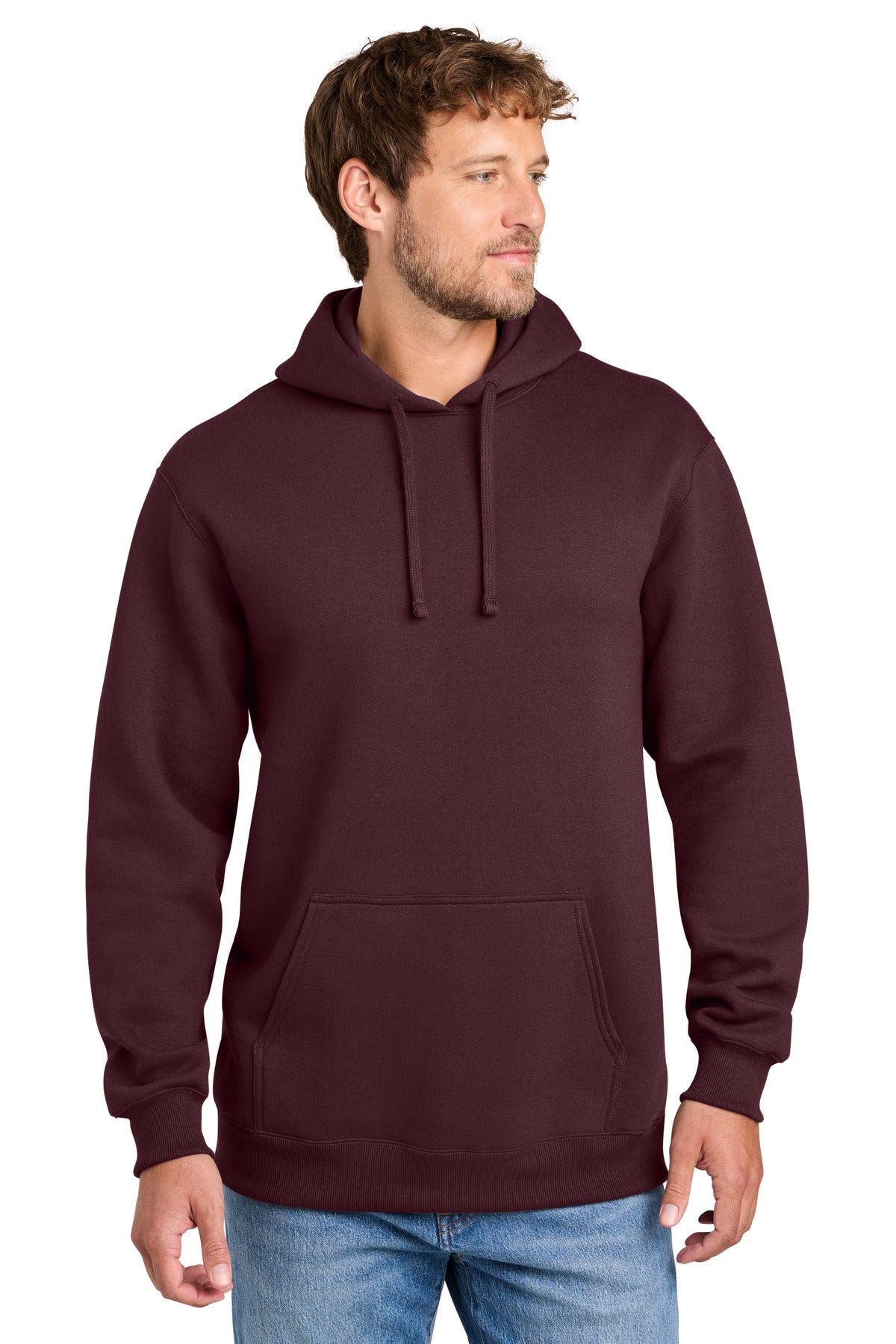 Port & Co® Foundation Fleece Pullover Hooded Sweatshirt PC107H