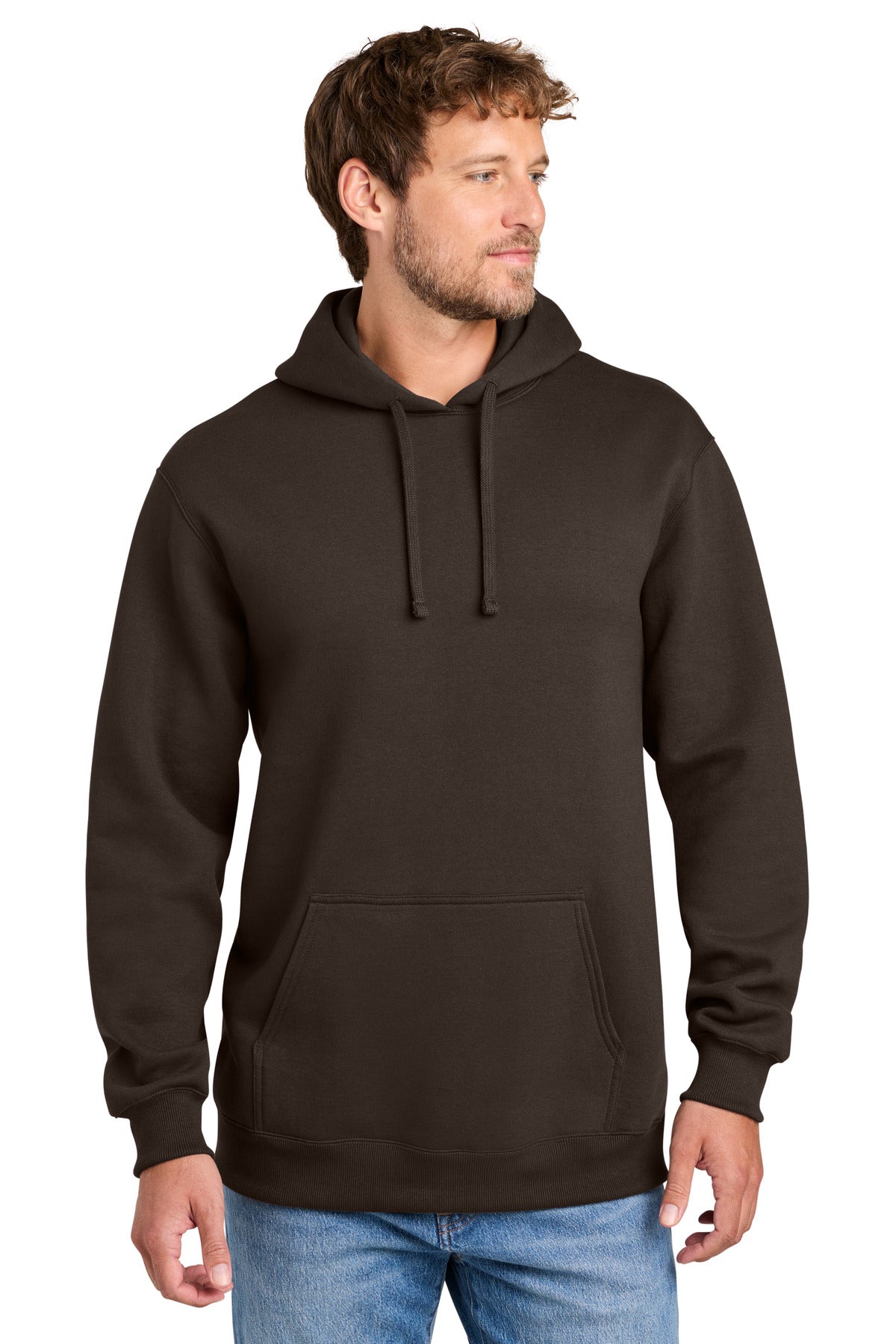 Port & Co® Foundation Fleece Pullover Hooded Sweatshirt PC107H