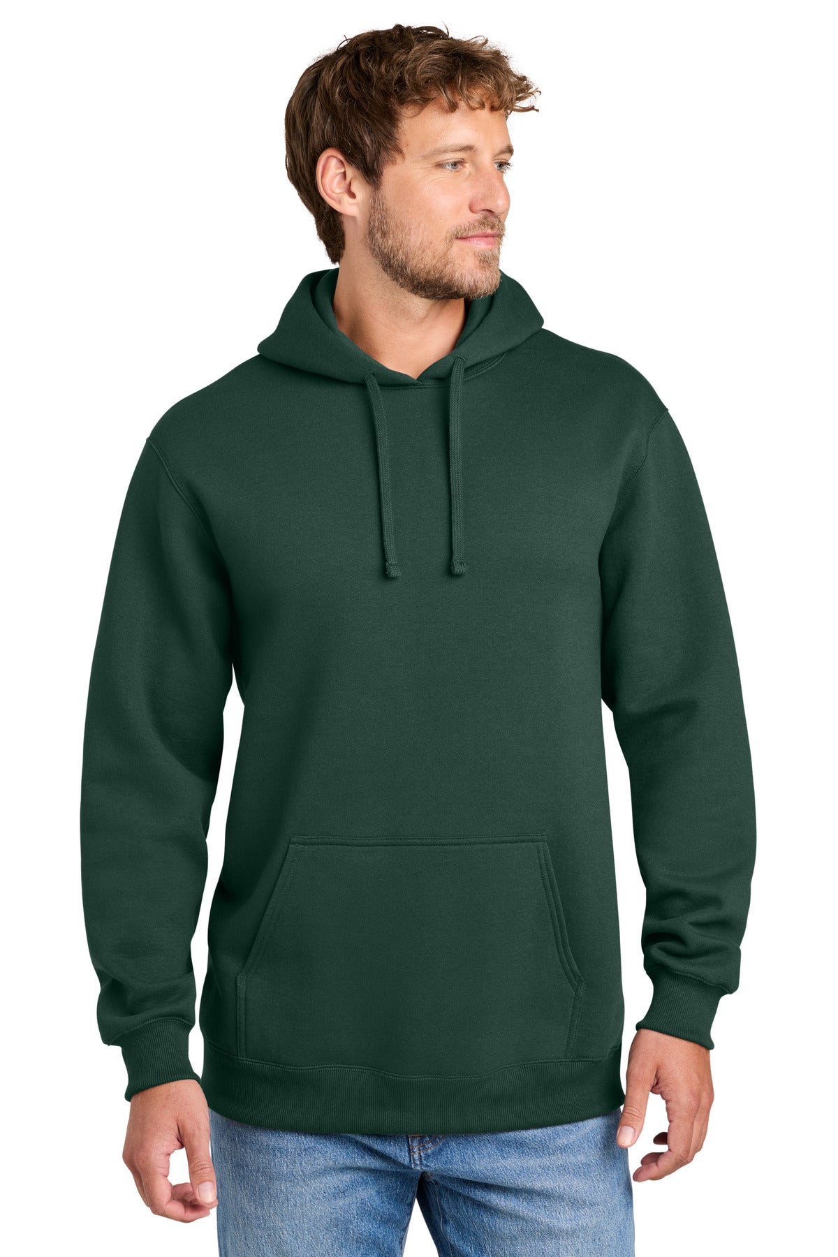 Port & Co® Foundation Fleece Pullover Hooded Sweatshirt PC107H