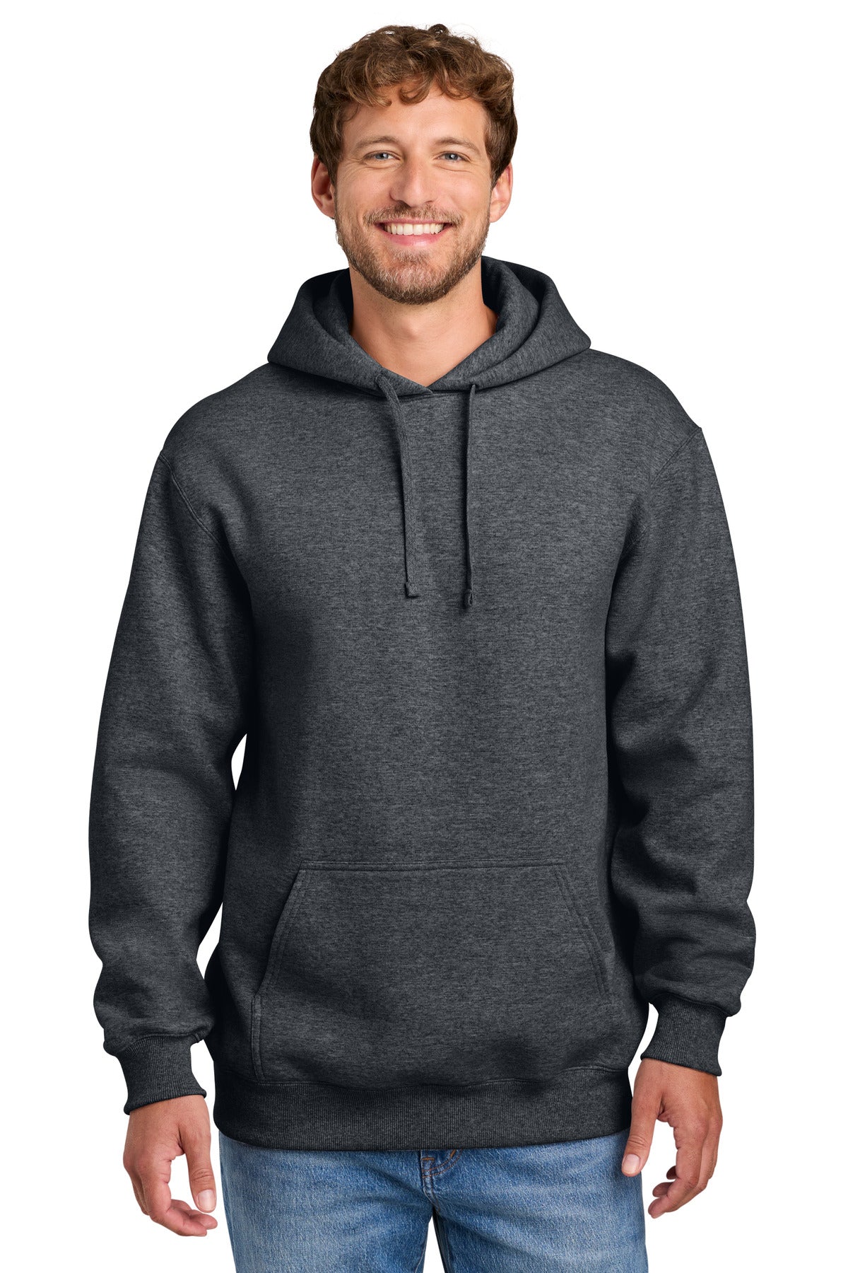 Port & Co® Foundation Fleece Pullover Hooded Sweatshirt PC107H