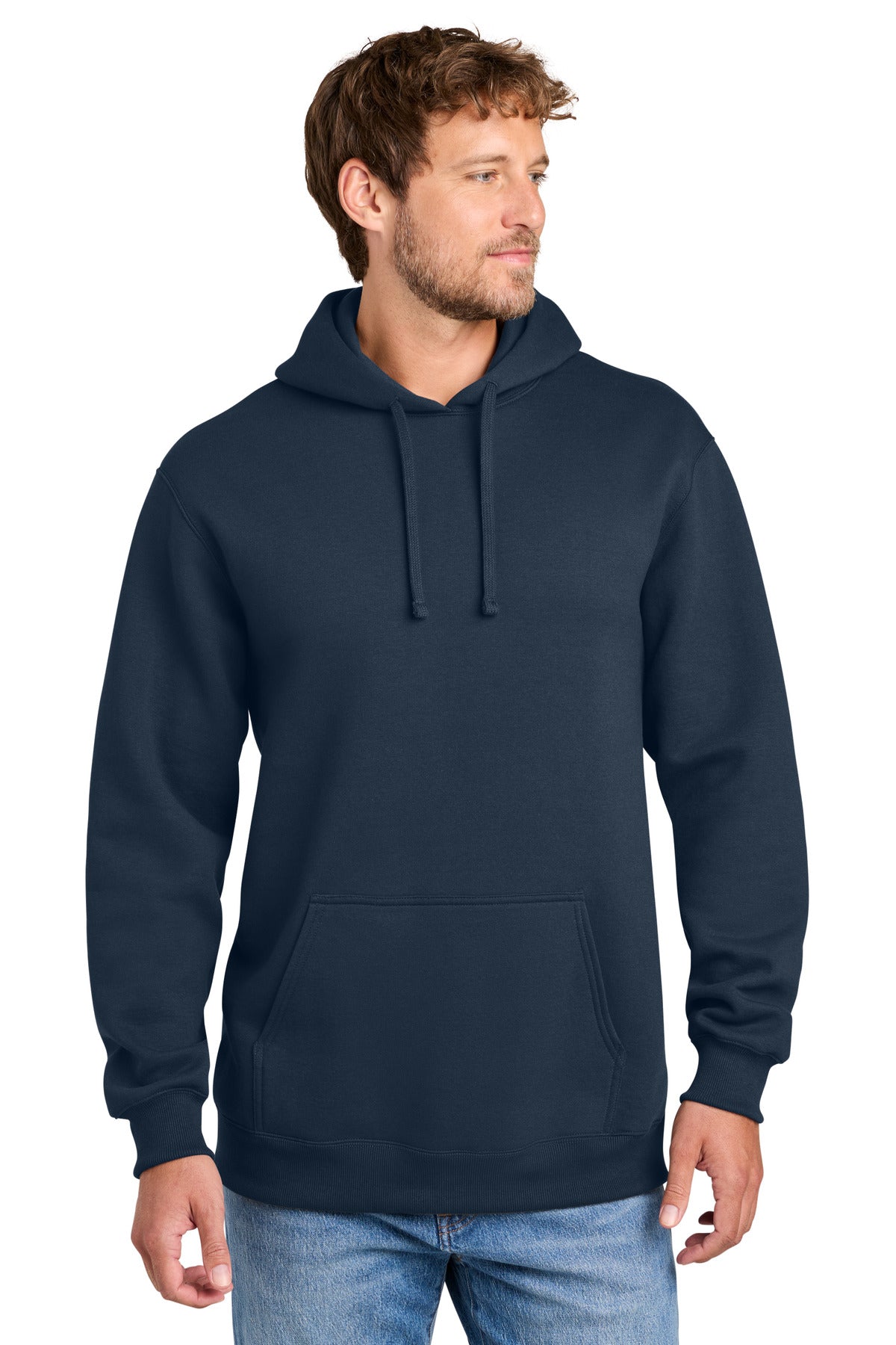 Port & Co® Foundation Fleece Pullover Hooded Sweatshirt PC107H