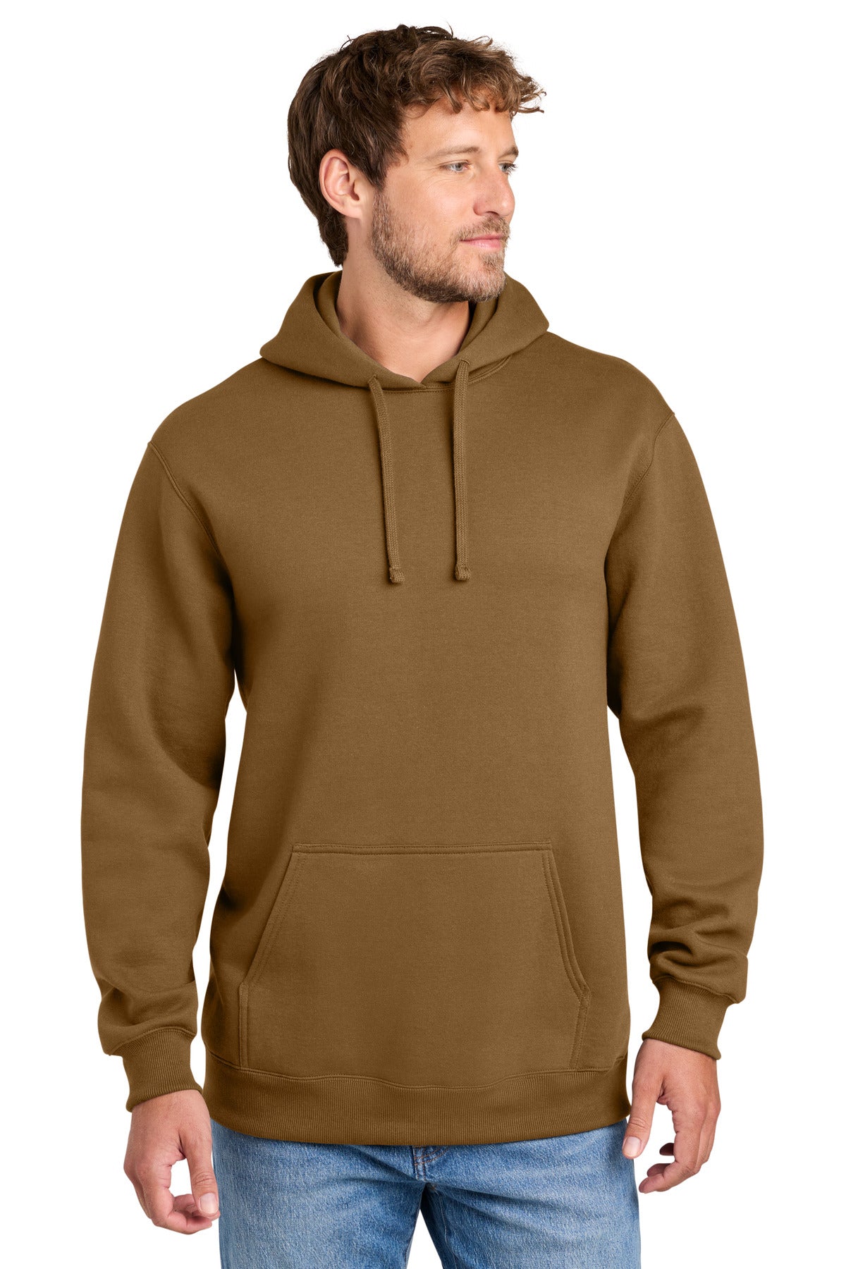 Port & Co® Foundation Fleece Pullover Hooded Sweatshirt PC107H