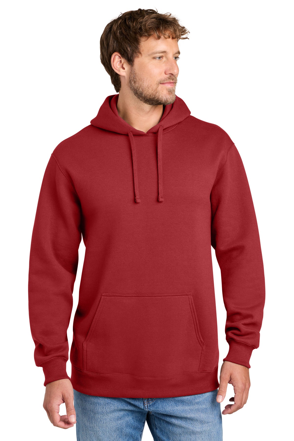 Port & Co® Foundation Fleece Pullover Hooded Sweatshirt PC107H