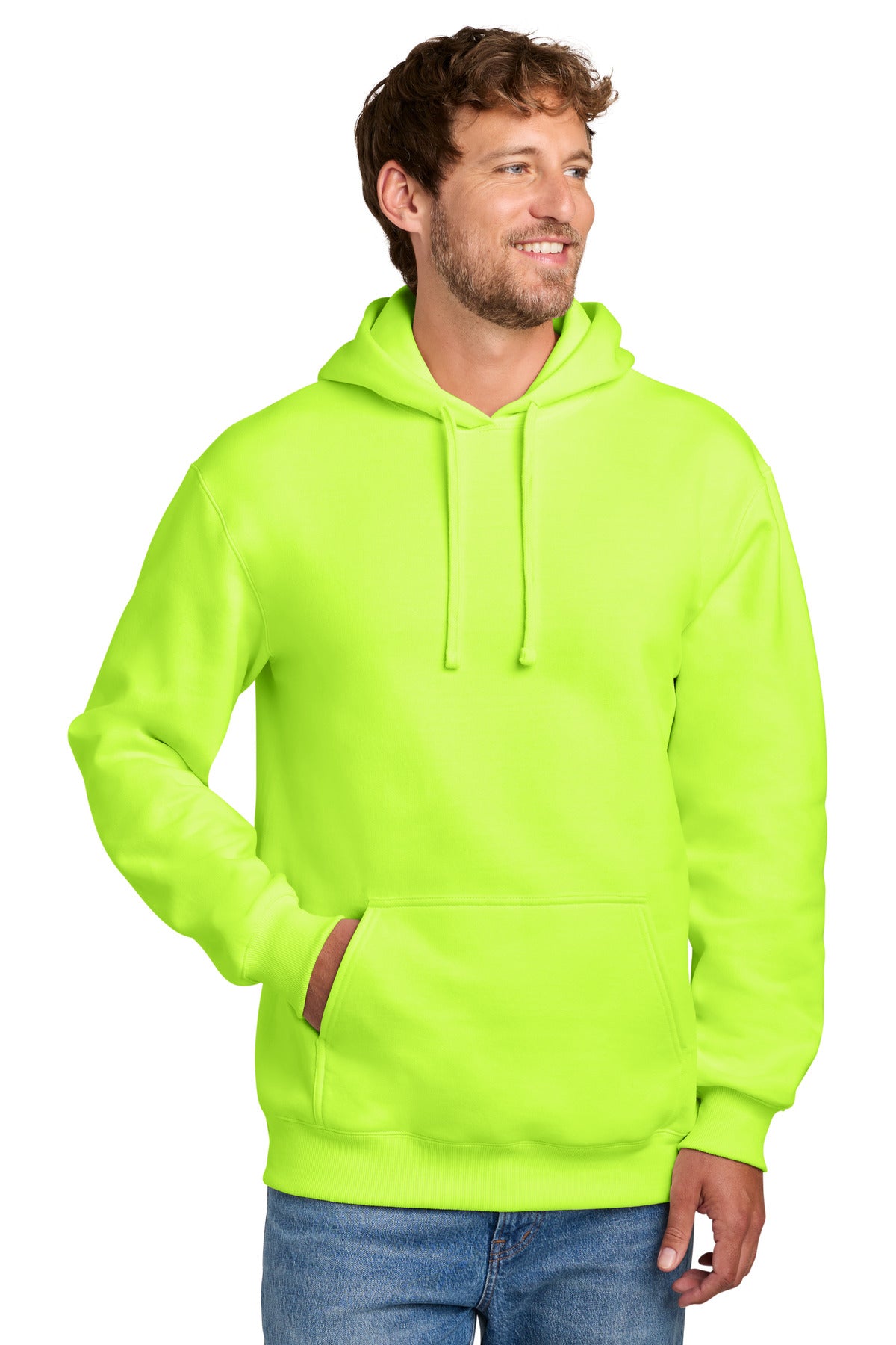 Port & Co® Foundation Fleece Pullover Hooded Sweatshirt PC107H