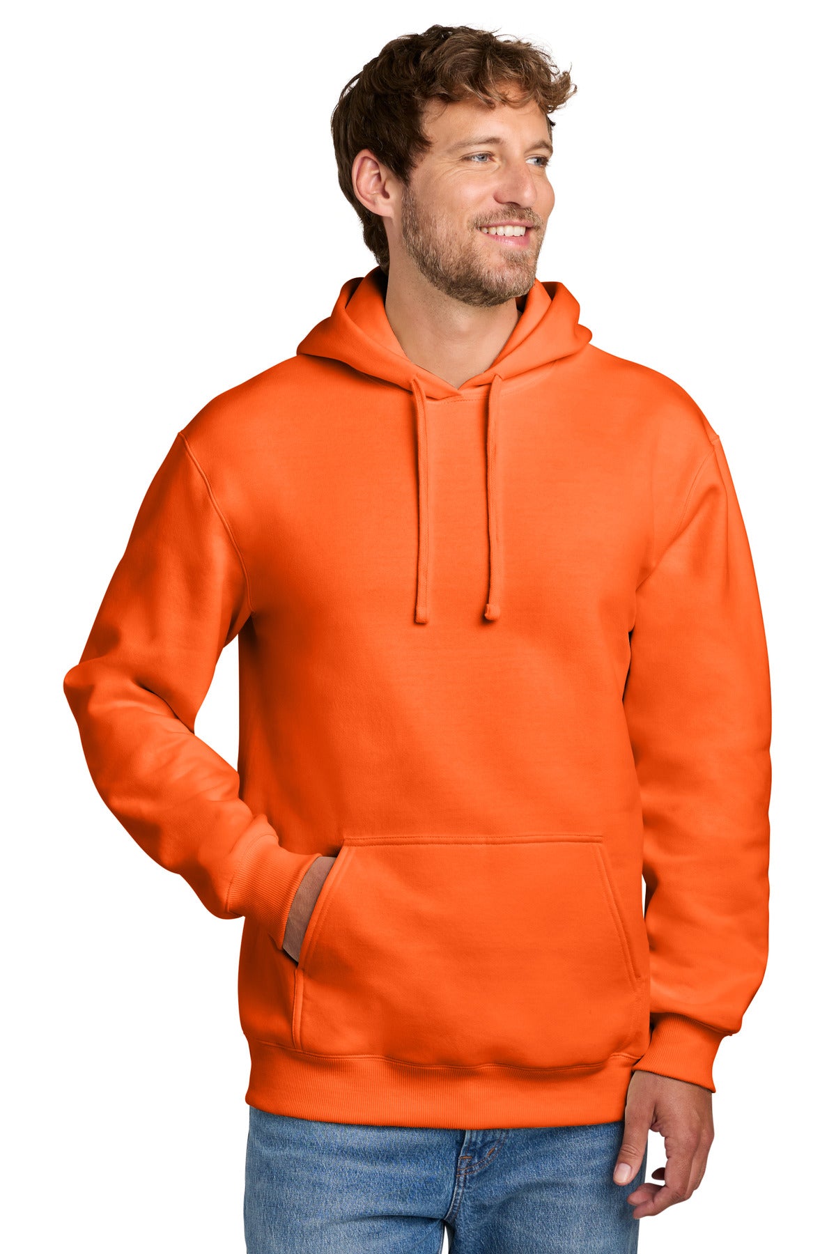 Port & Co® Foundation Fleece Pullover Hooded Sweatshirt PC107H