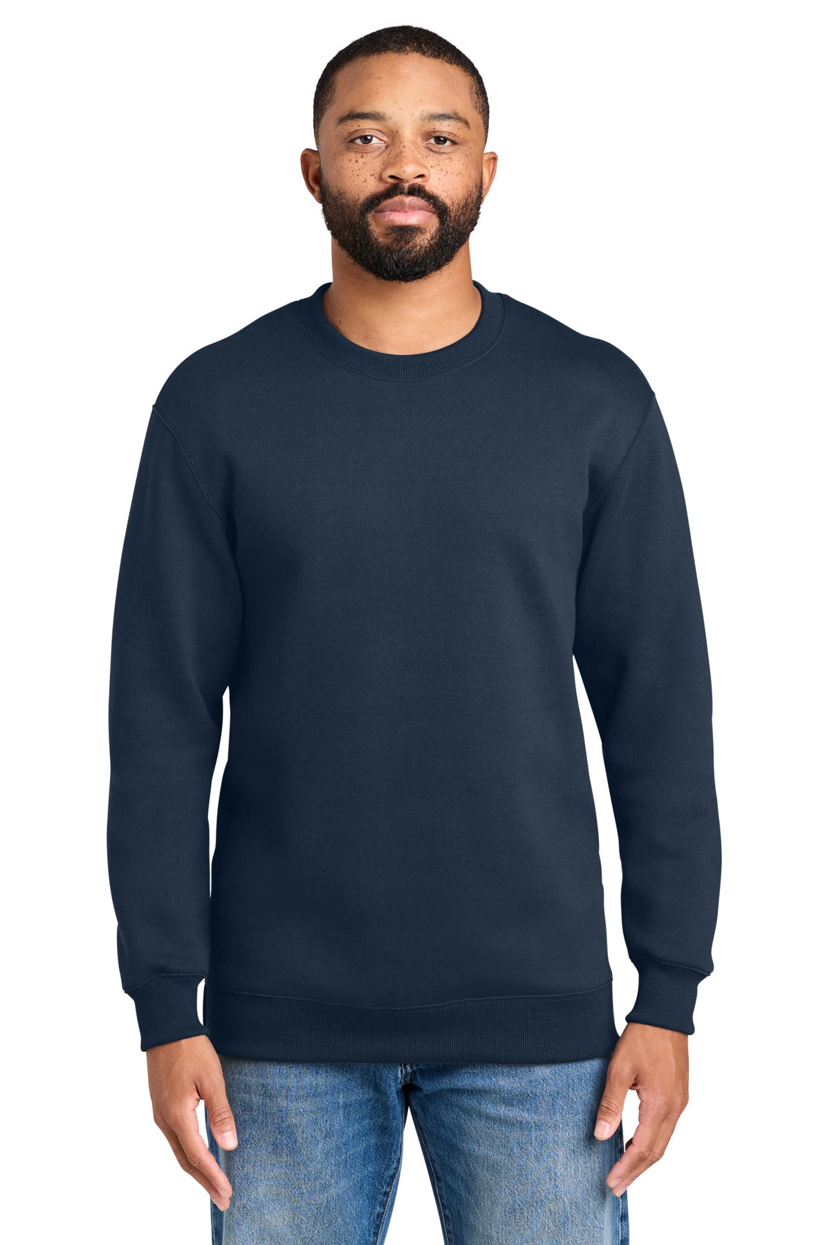 Port & Co® Foundation Fleece Pullover Crewneck Sweatshirt PC107