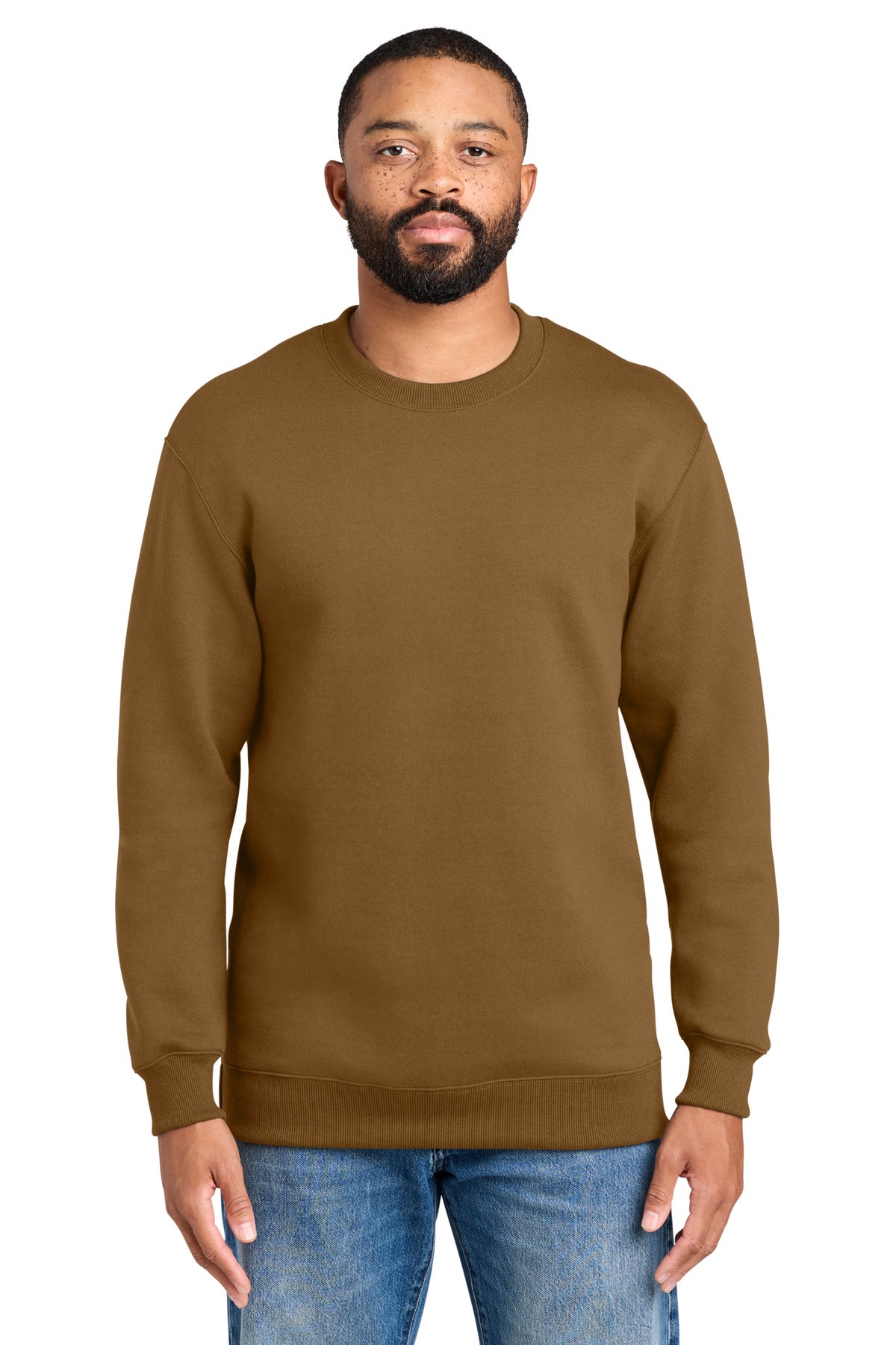 Port & Co® Foundation Fleece Pullover Crewneck Sweatshirt PC107