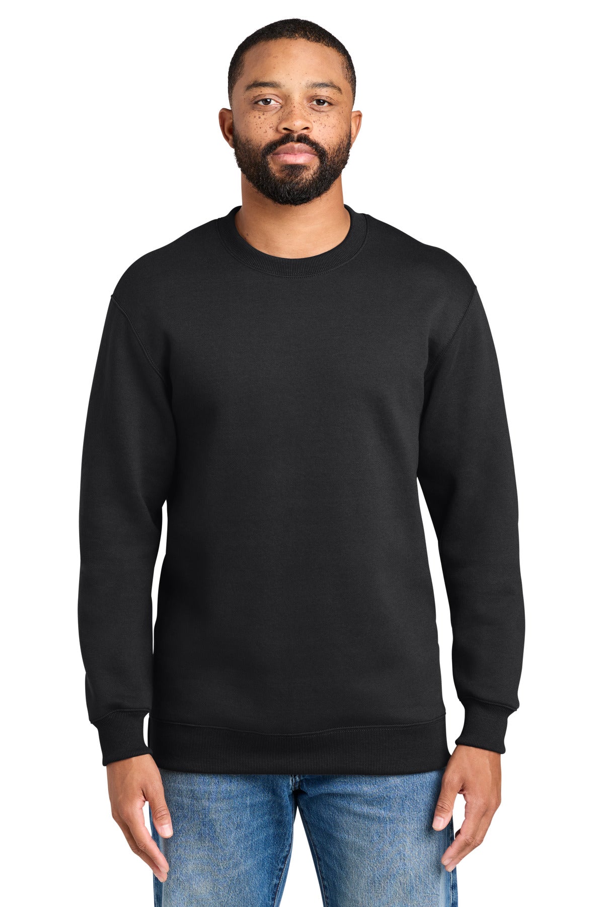 Port & Co® Foundation Fleece Pullover Crewneck Sweatshirt PC107