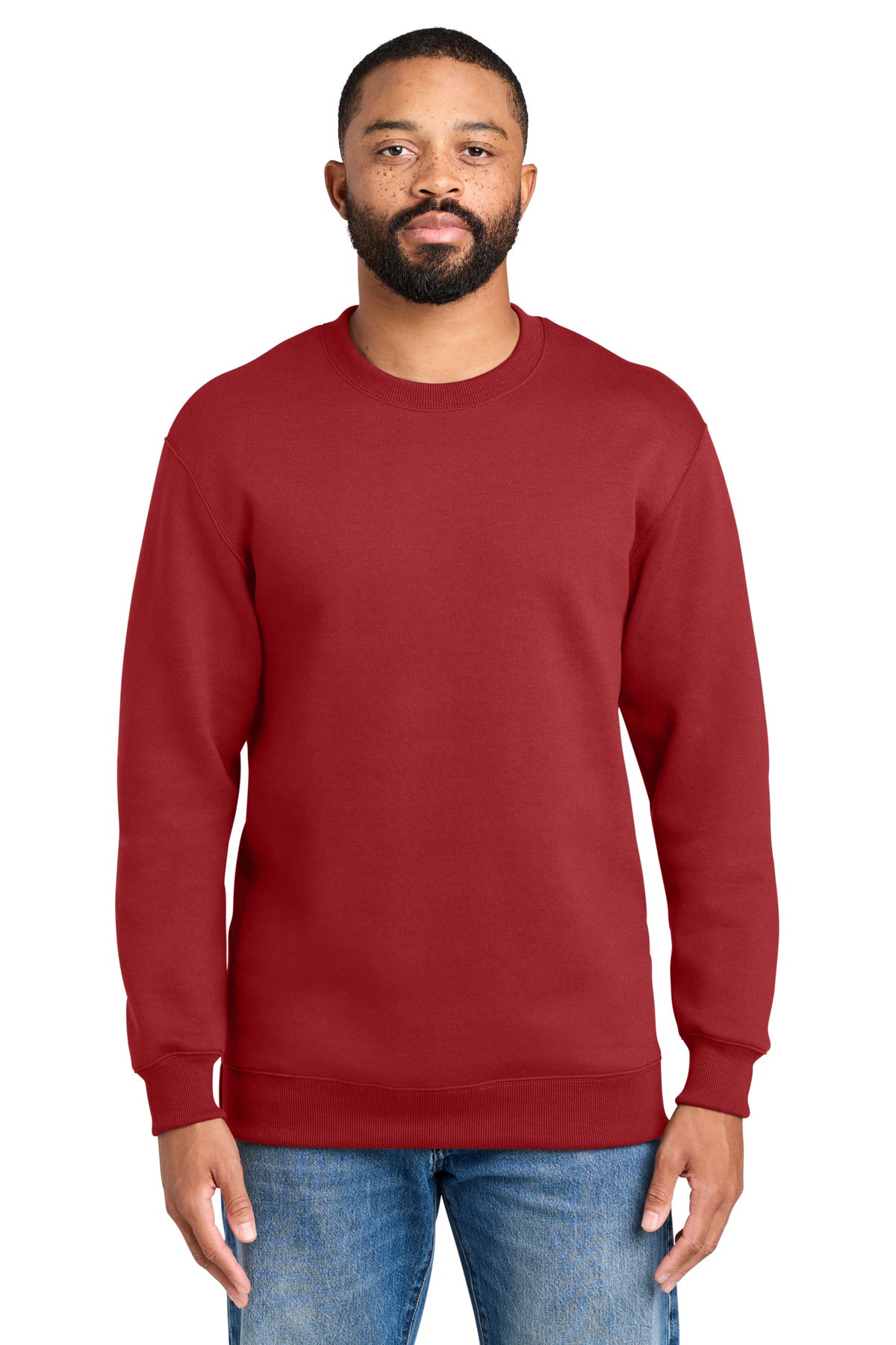 Port & Co® Foundation Fleece Pullover Crewneck Sweatshirt PC107