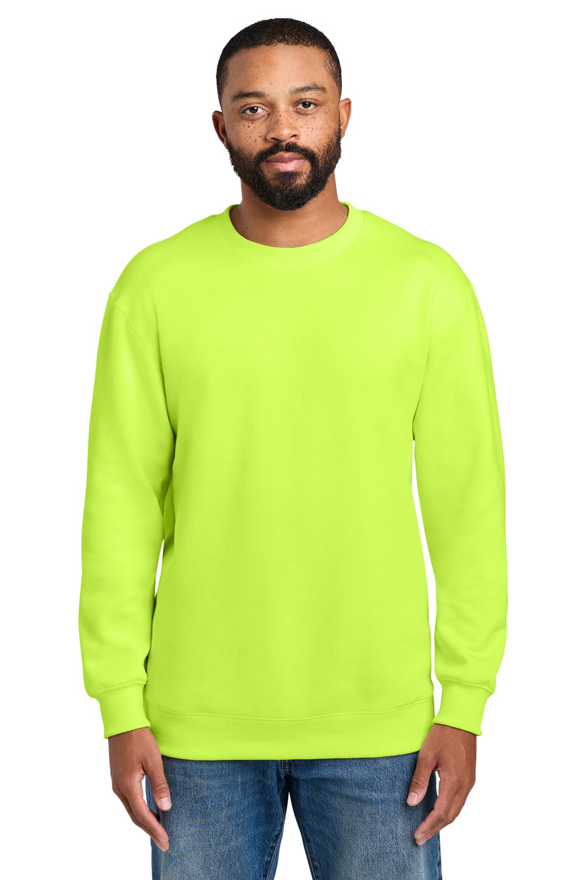 Port & Co® Foundation Fleece Pullover Crewneck Sweatshirt PC107