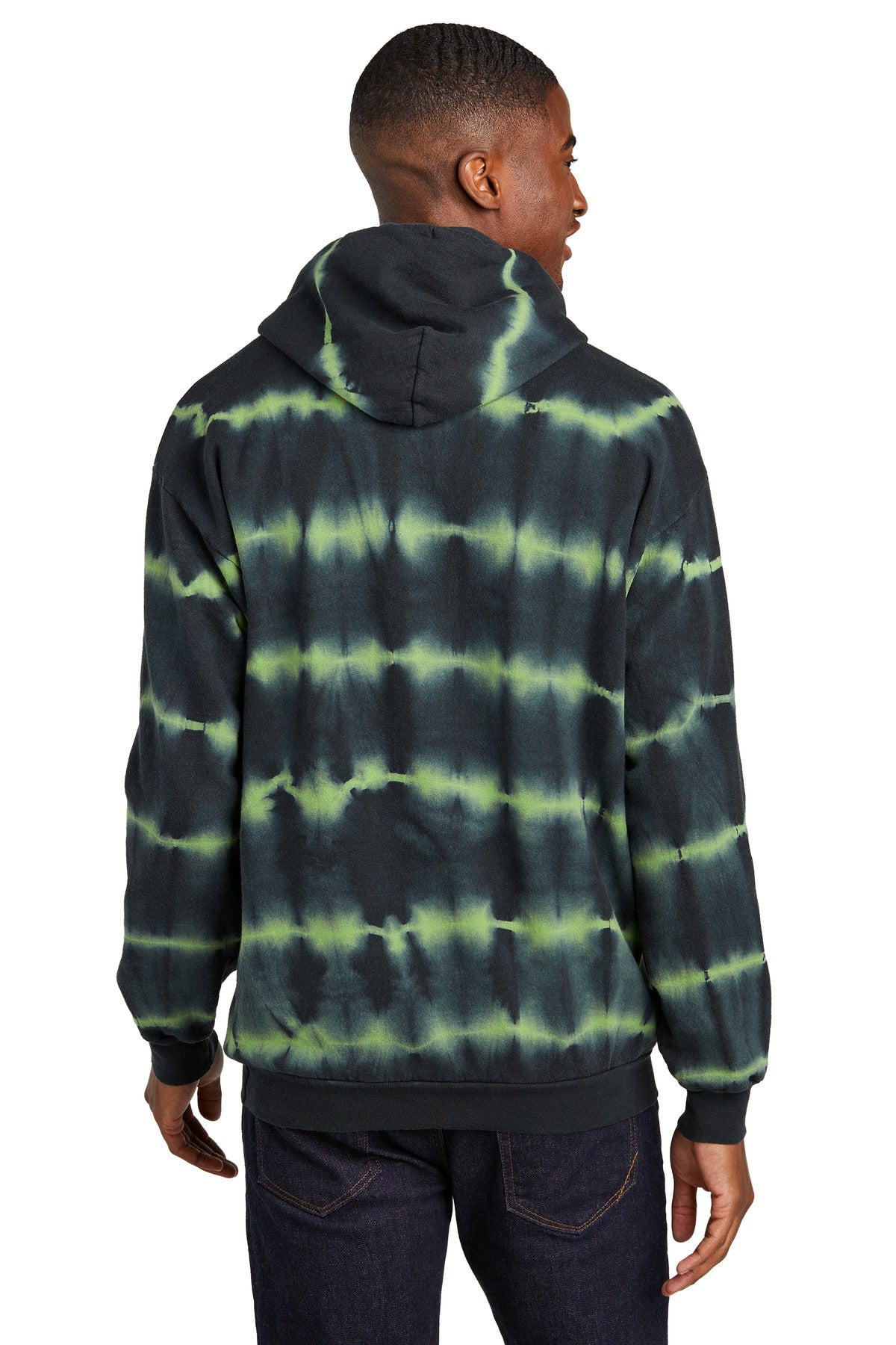Port & Co® Allover Stripe Tie-Dye Fleece PC143