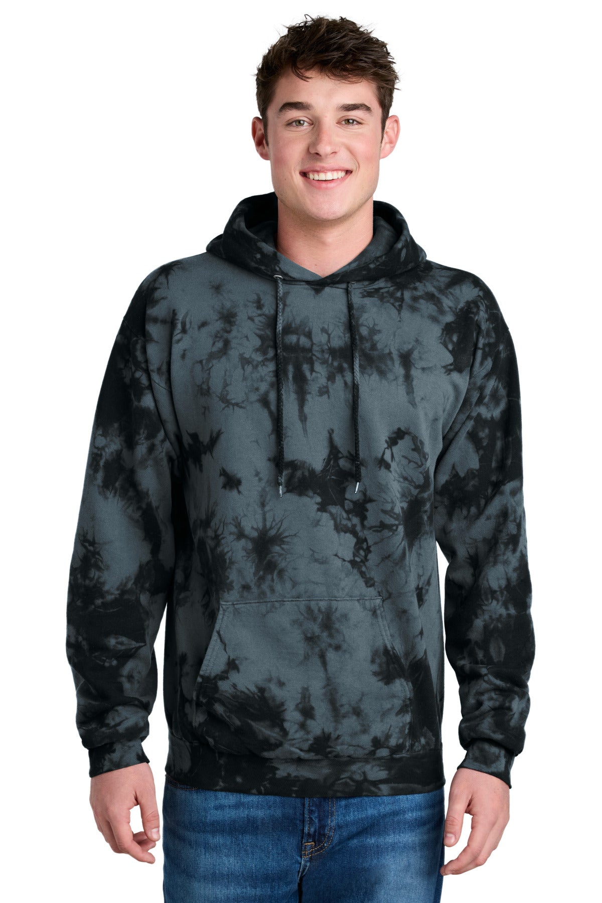 Port & Co® Crystal Tie-Dye Pullover Hoodie PC144