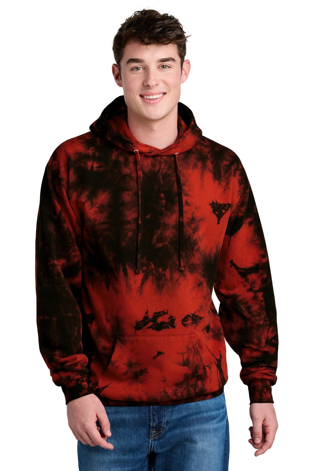 Port & Co® Crystal Tie-Dye Pullover Hoodie PC144