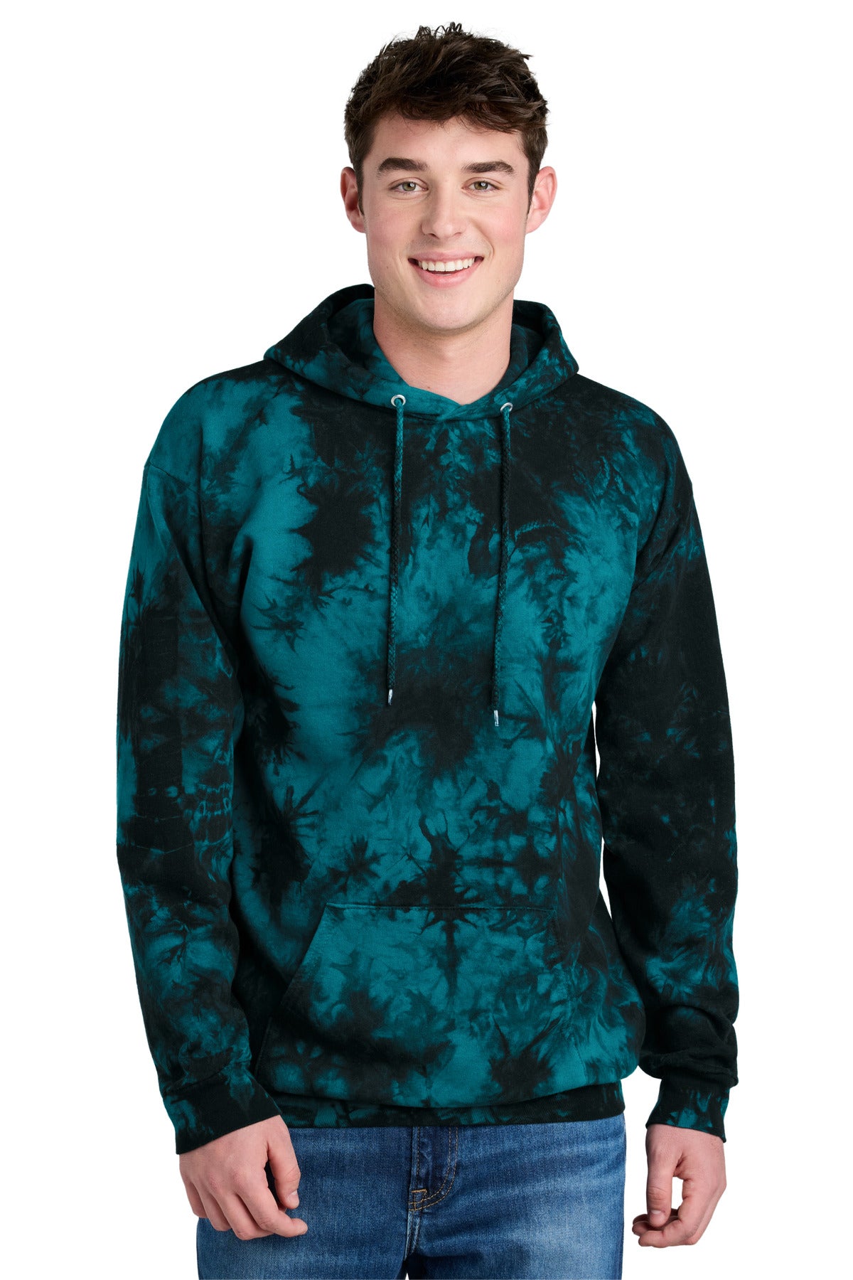 Port & Co® Crystal Tie-Dye Pullover Hoodie PC144