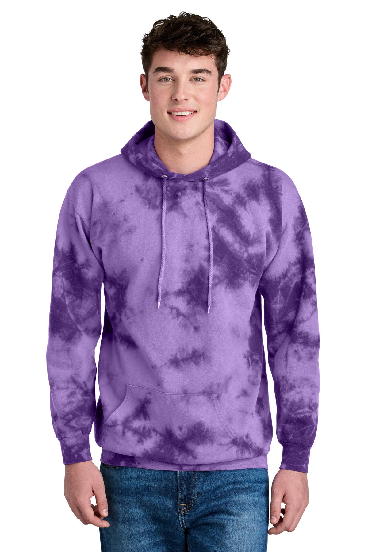 Port & Co® Crystal Tie-Dye Pullover Hoodie PC144