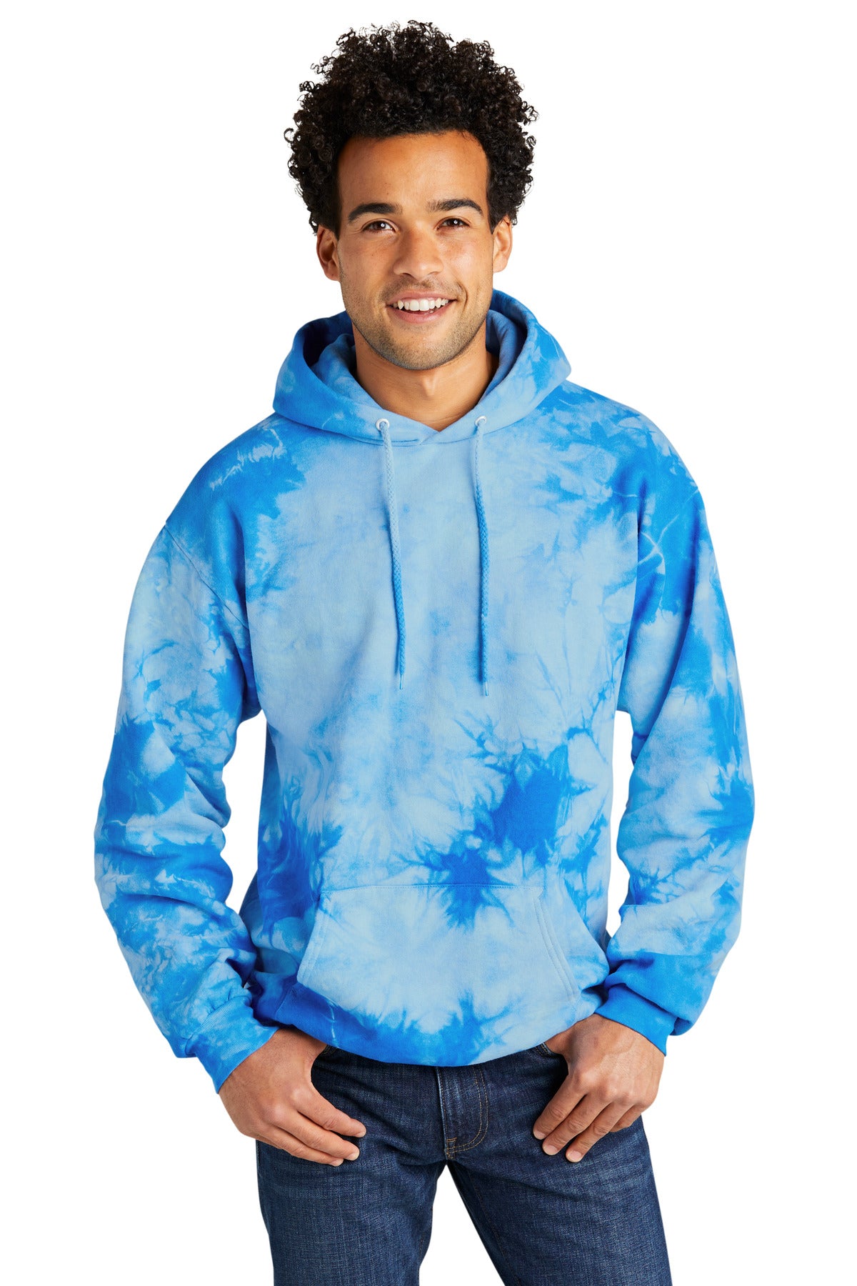 Port & Co® Crystal Tie-Dye Pullover Hoodie PC144