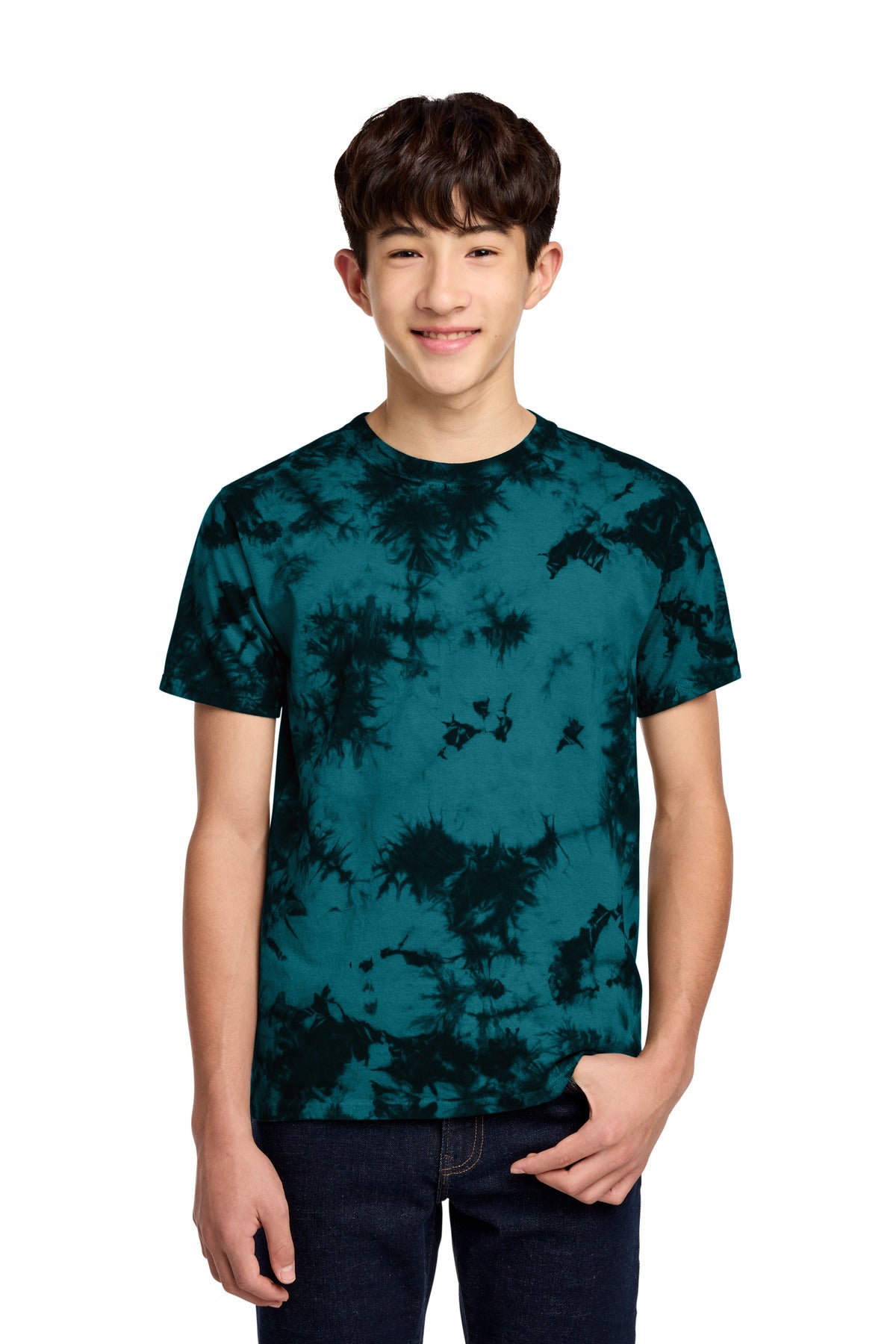 Port & Co® Youth Crystal Tie-Dye Tee PC145Y