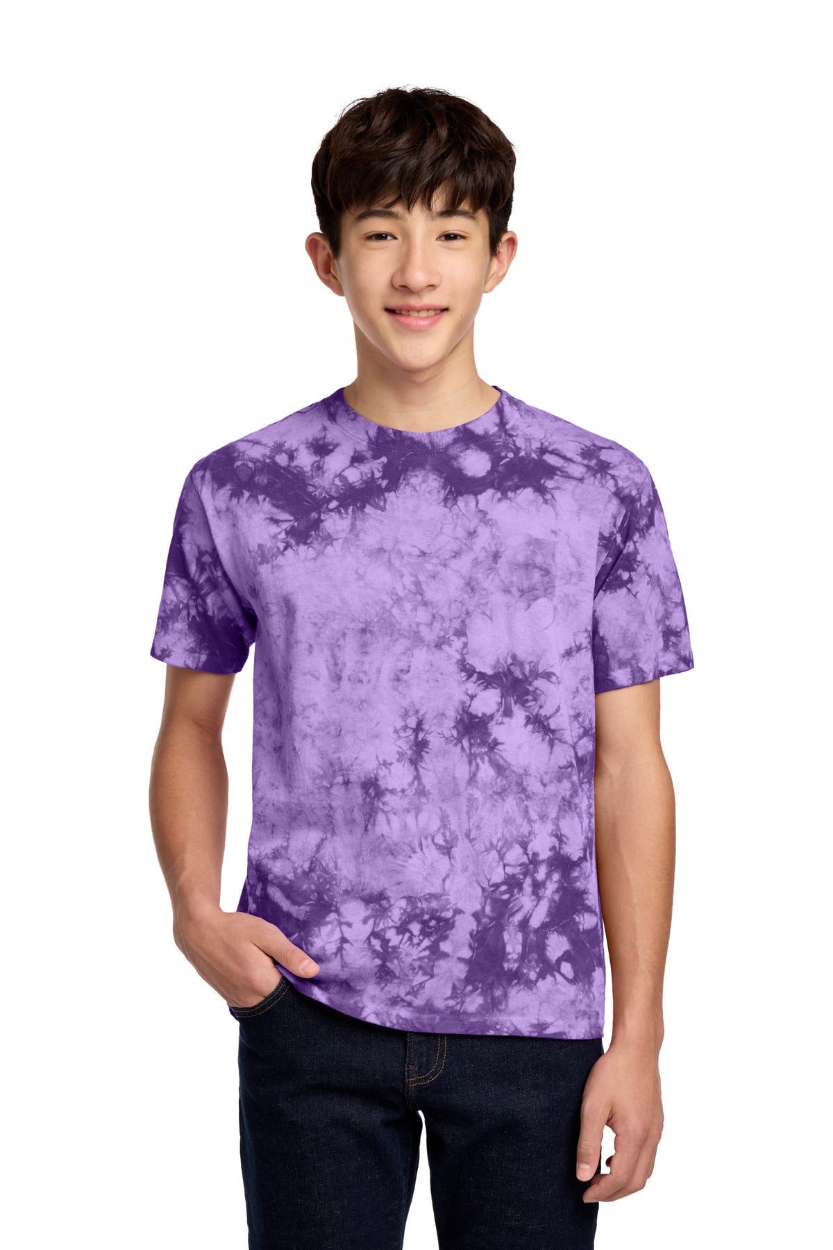 Port & Co® Youth Crystal Tie-Dye Tee PC145Y
