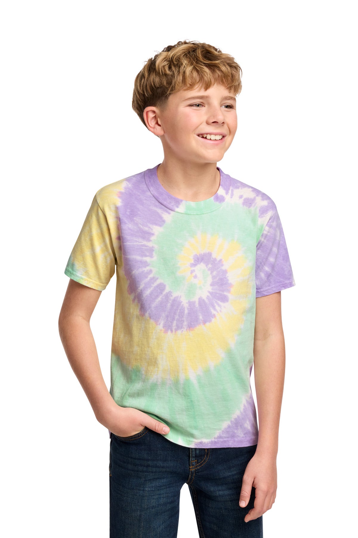Port & Co® Youth Tie-Dye Tee. PC147Y