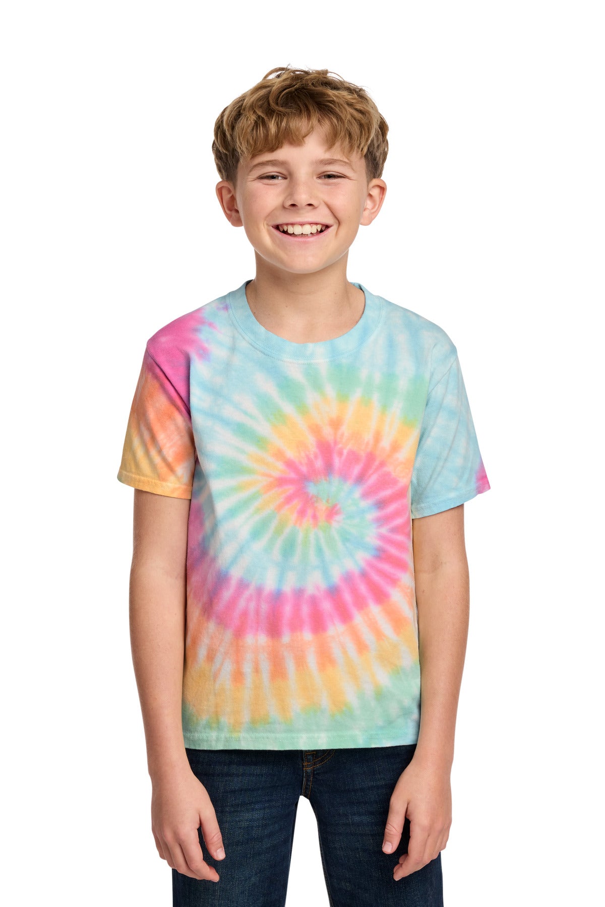 Port & Co® Youth Tie-Dye Tee. PC147Y