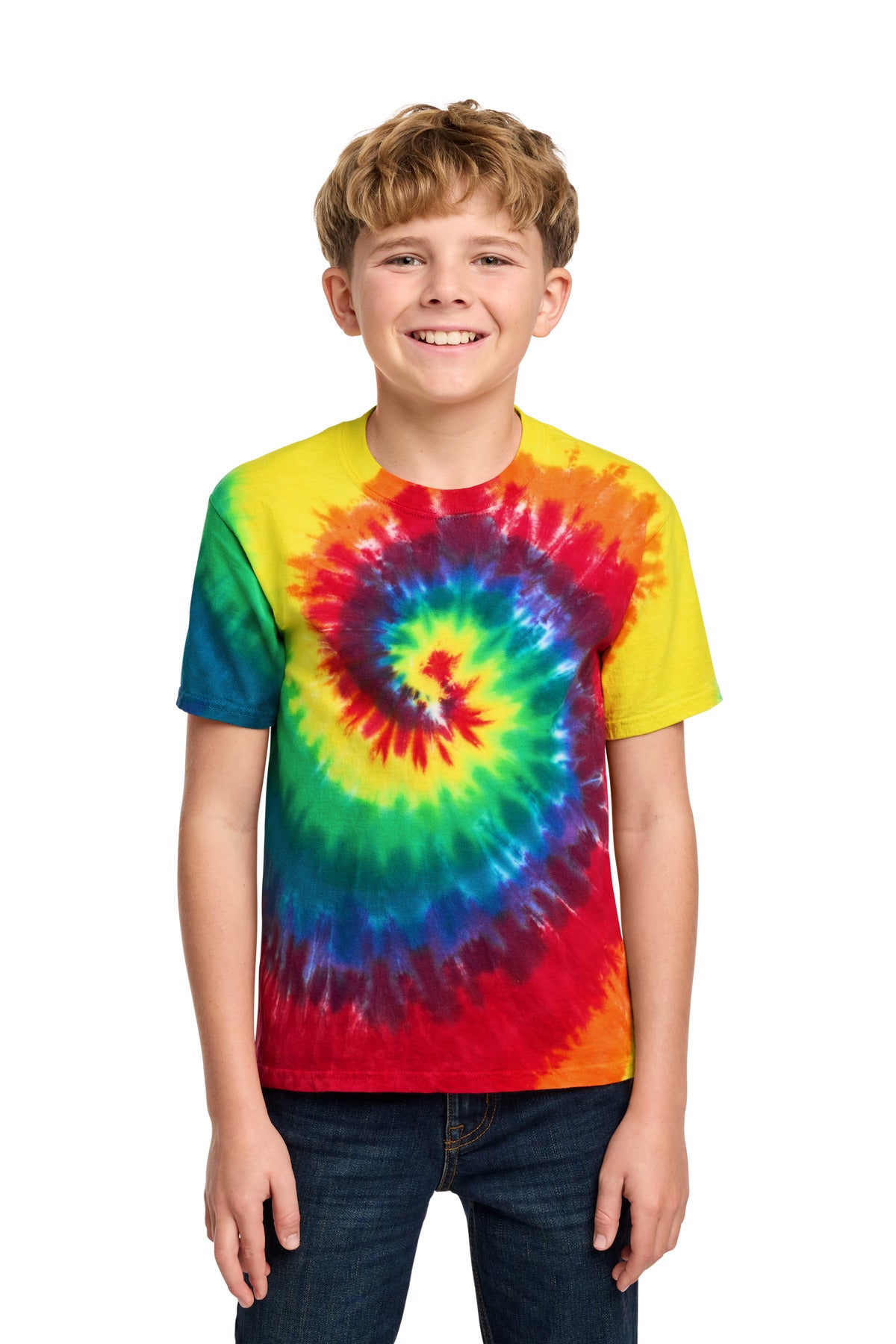 Port & Co® Youth Tie-Dye Tee. PC147Y