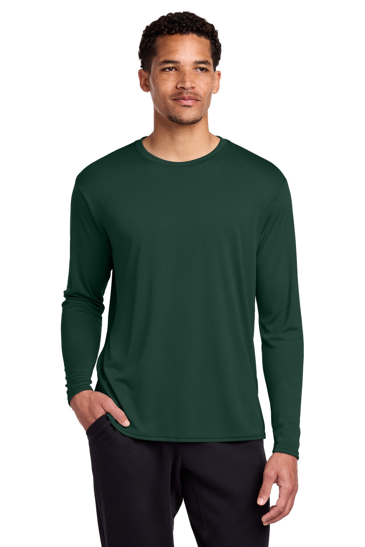Port & Co® Long Sleeve Performance Tee. PC380LS