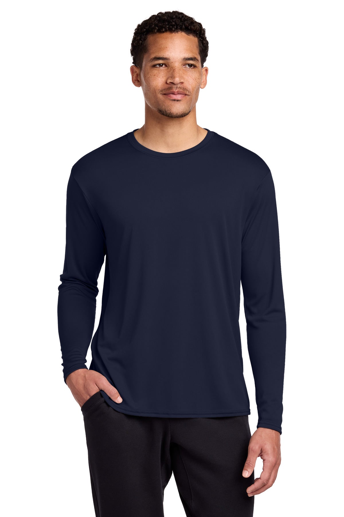 Port & Co® Long Sleeve Performance Tee. PC380LS