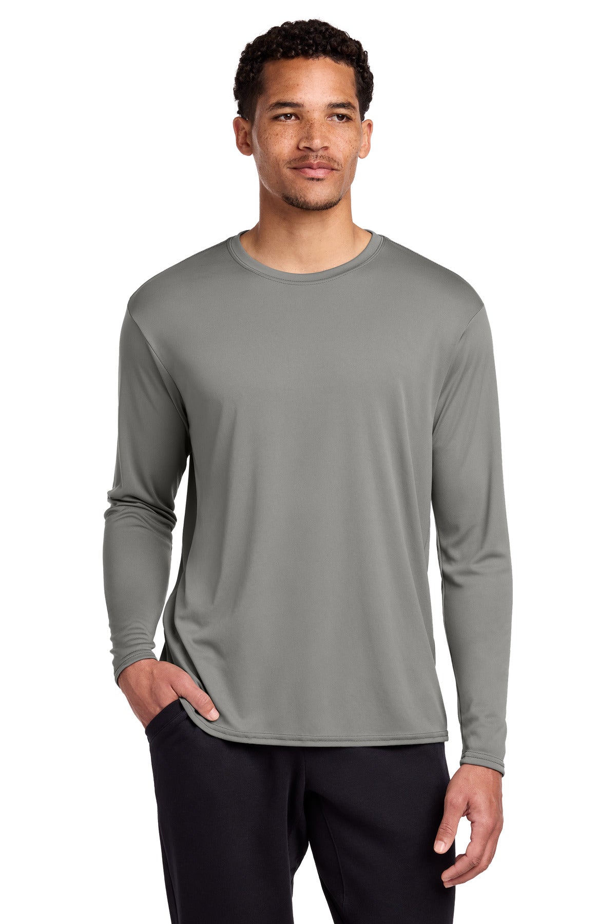 Port & Co® Long Sleeve Performance Tee. PC380LS