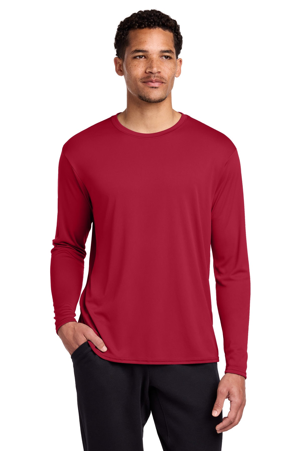 Port & Co® Long Sleeve Performance Tee. PC380LS