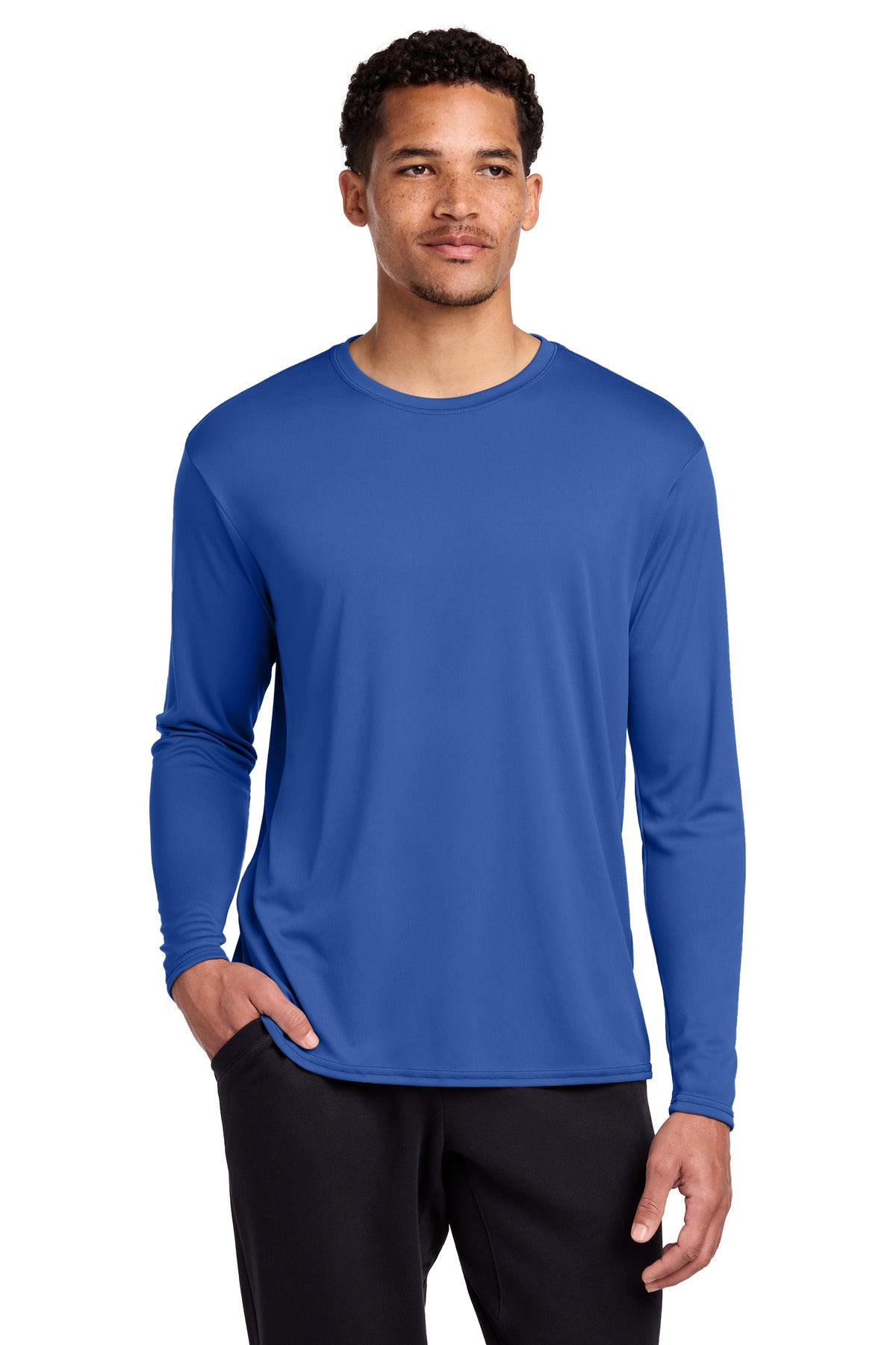 Port & Co® Long Sleeve Performance Tee. PC380LS
