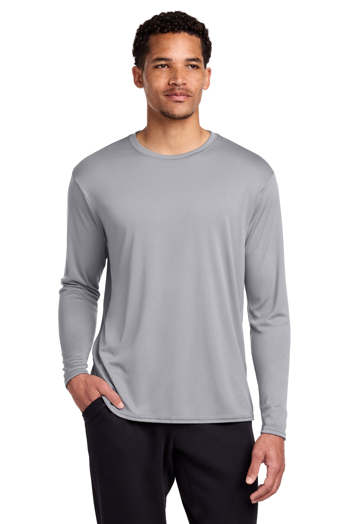 Port & Co® Long Sleeve Performance Tee. PC380LS