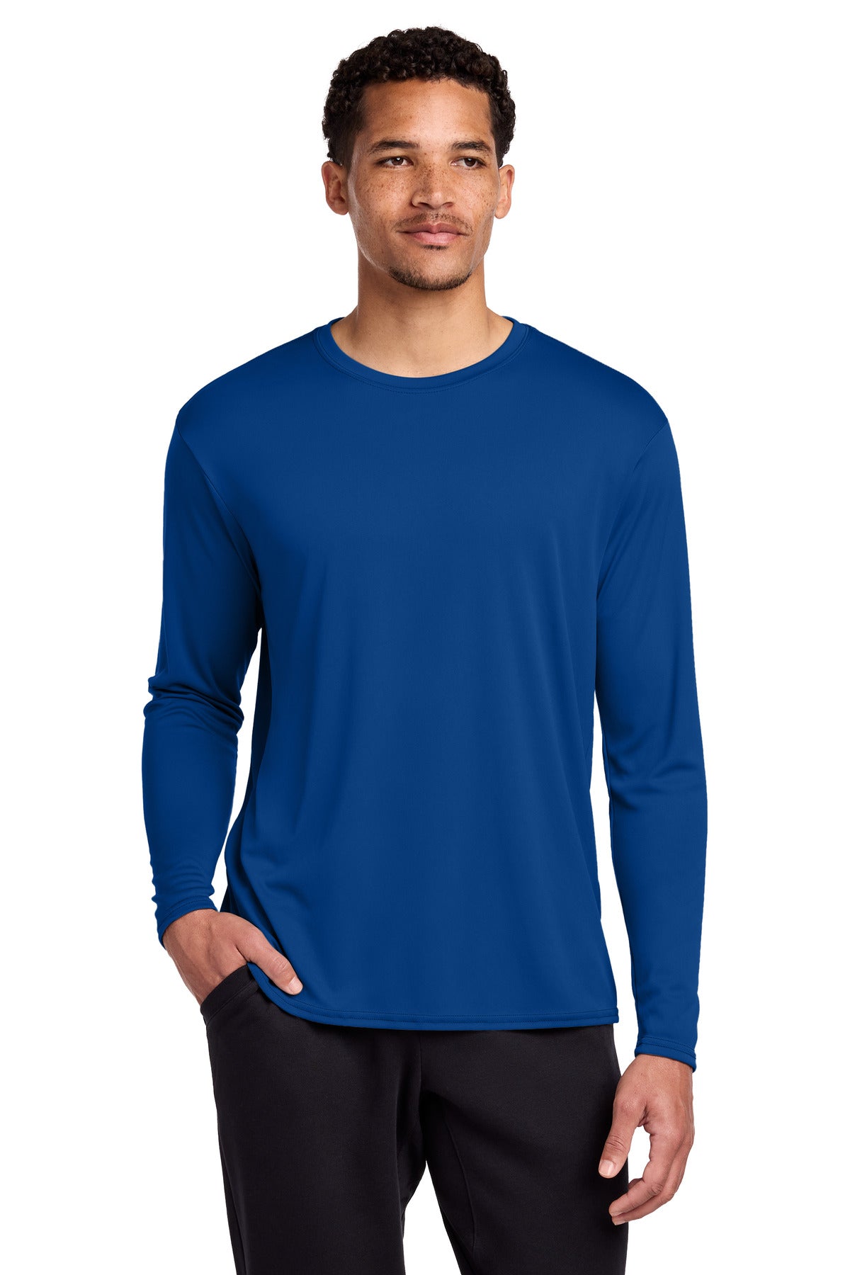 Port & Co® Long Sleeve Performance Tee. PC380LS